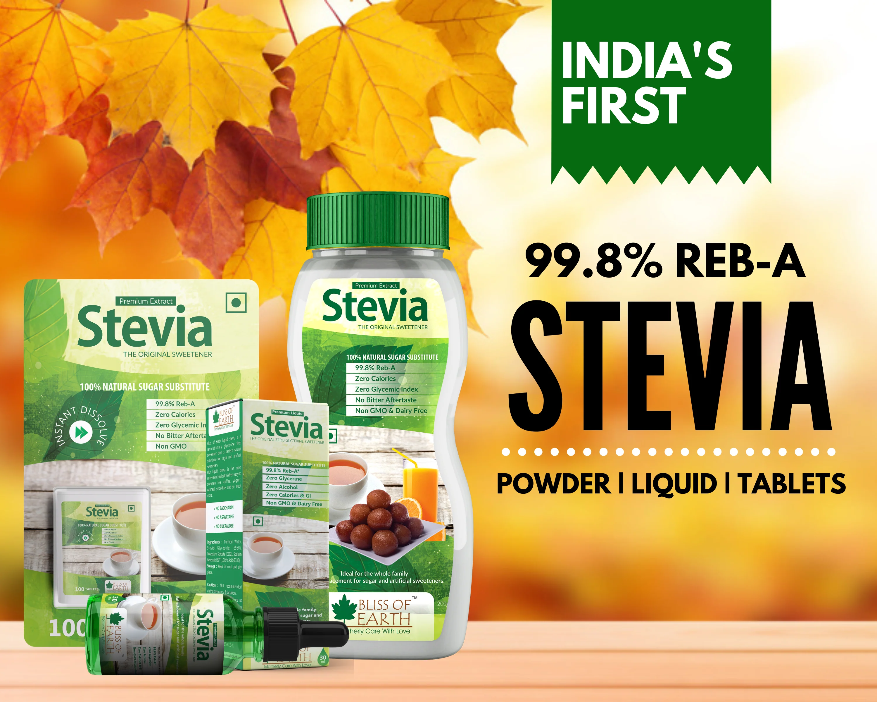 Stevia Sugar free 500 Tablets Pellets, Zero Calorie Keto Sweetener, Instant Dissolve - Image 6