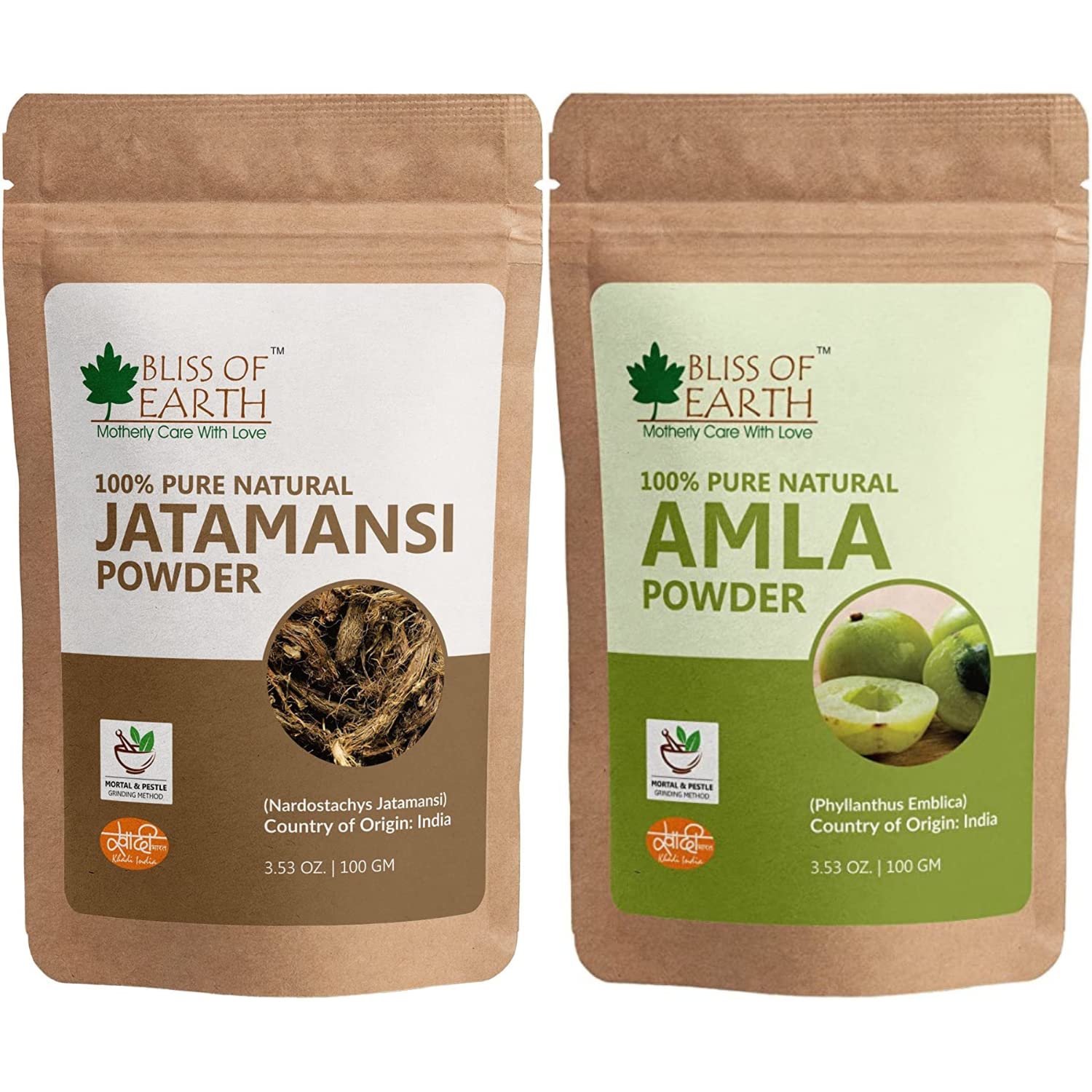 Jatamansi Powder + AMLA Powder (Pack of 2x100gm)