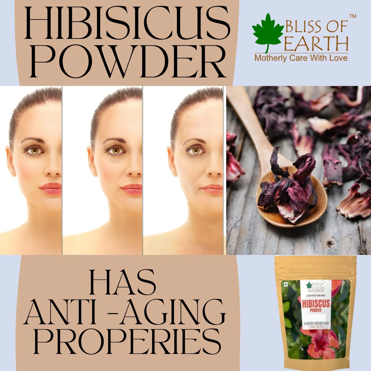 Jatamansi Powder + Hibiscus Powder (PACK OF 2x100gm) - Image 8