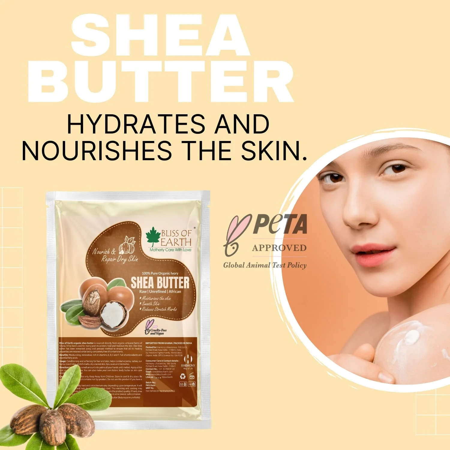 Ivory Shea Butter, Raw Unrefined African, 2X100GM - Image 5