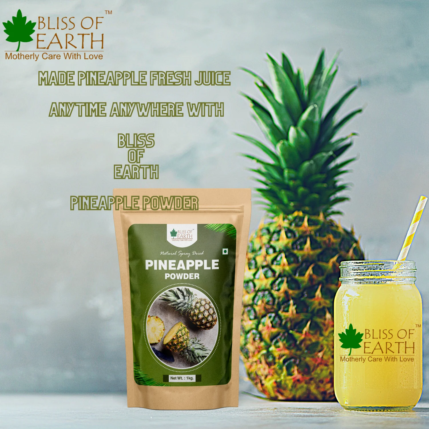 Pineapple powder natural spray dried 1kg - Image 5