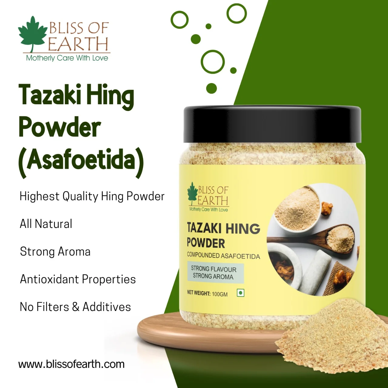 Bliss of Earth 100% Pure Hing (Asafoetida) Powder- Aromatic Spice for Flavorful Cooking 100gm - Image 4