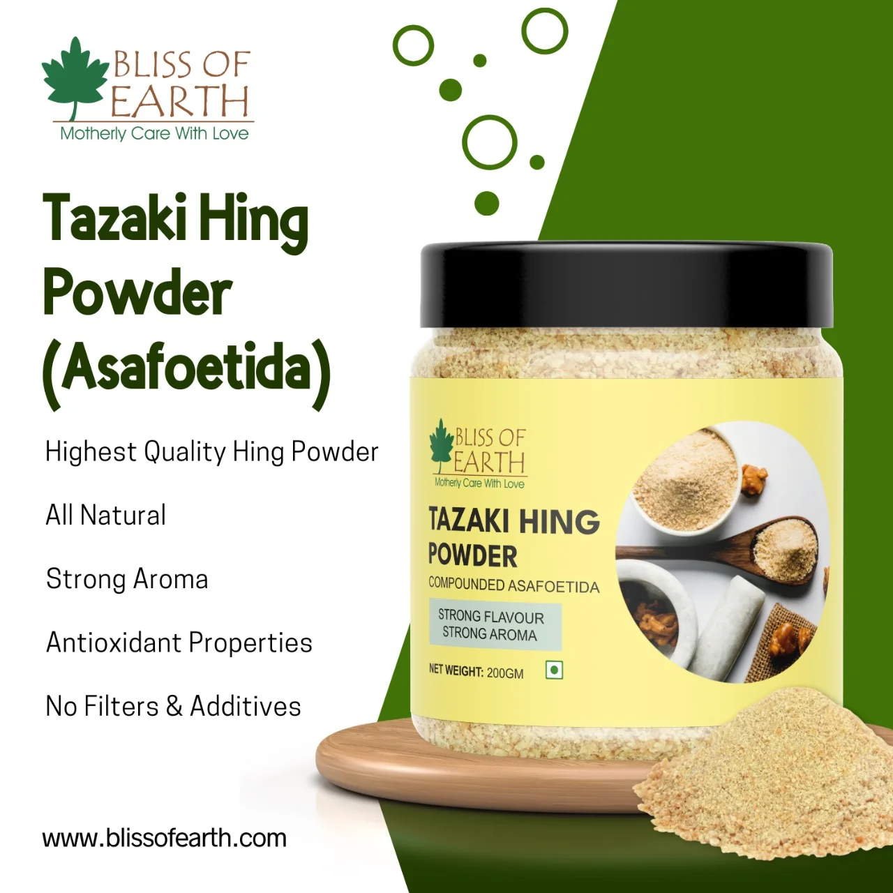 Bliss of Earth 100% Pure Hing (Asafoetida) Powder- Aromatic Spice for Flavorful Cooking 200gm - Image 5