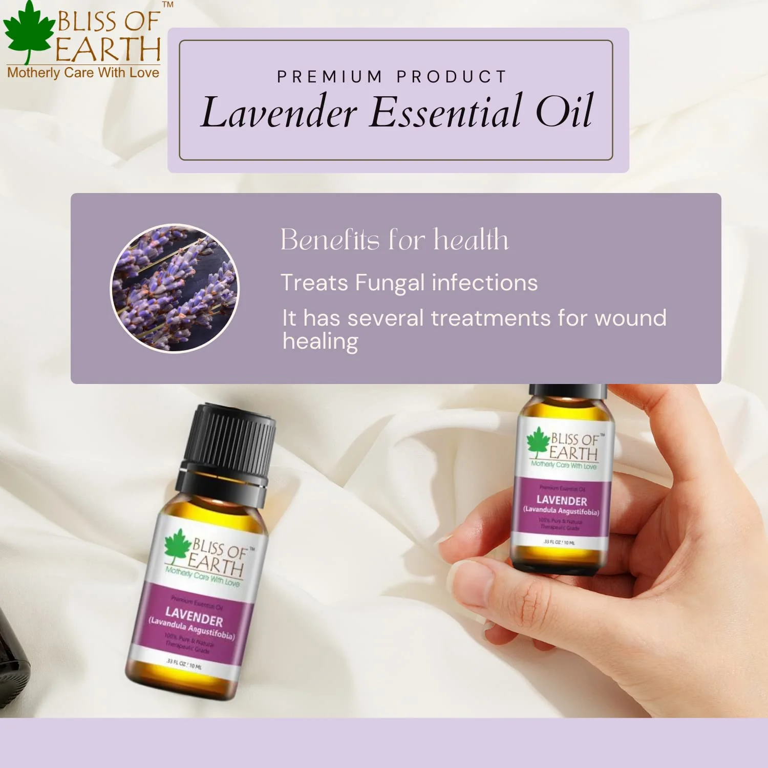 Bliss of earth 100% Pure Lavender Essential Oil & Peppermint Natural Essential oil combo (10ml) therapeutic Grade (pack of 2) - Image 4