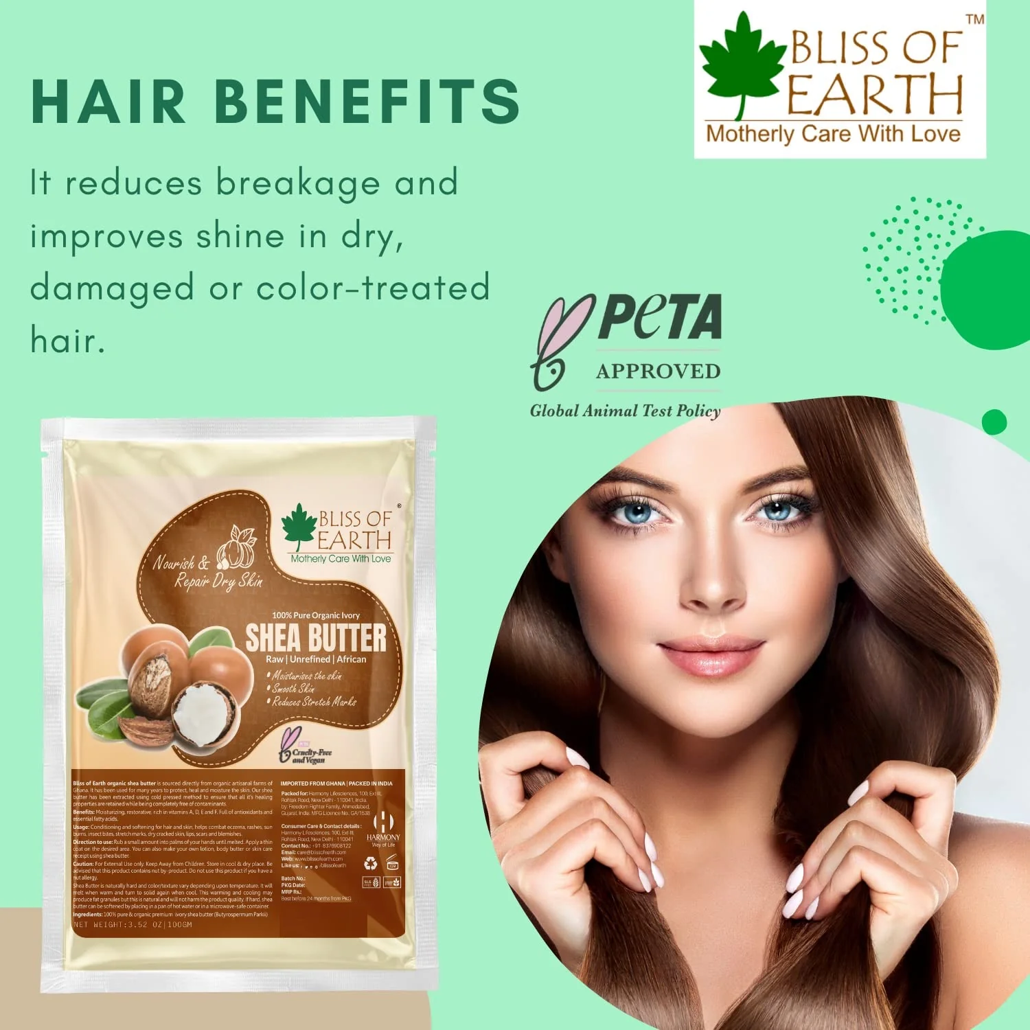 Pure Organic Shea Butter & Cocoa Butter  2X100GM - Image 7