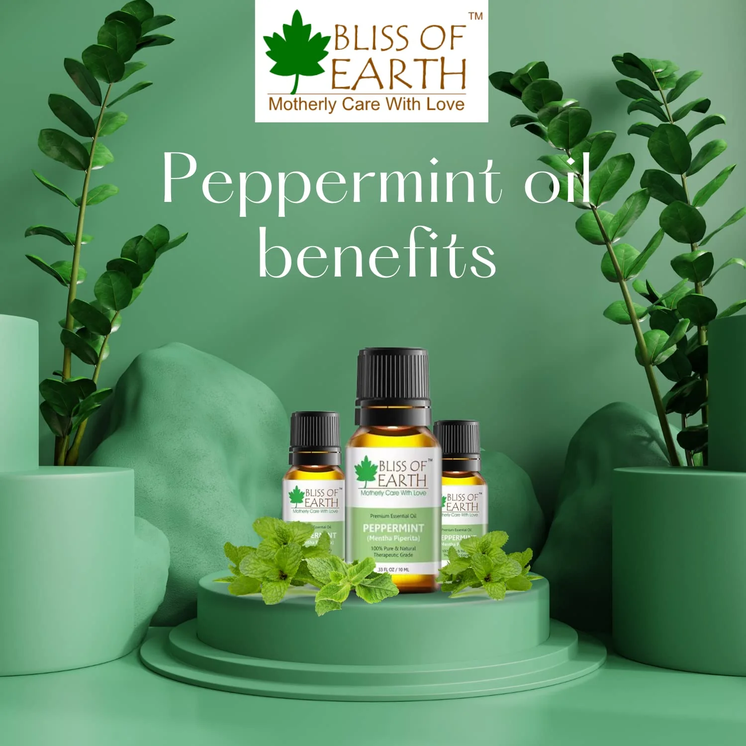 Tea Tree Green & Peppermint Essential Oils Combo (10ml) for Mosquito & Bug Repelling (Pack of 2) - Image 4