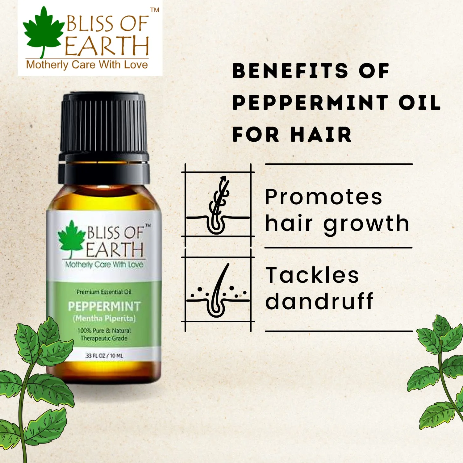Tea Tree Green & Peppermint Essential Oils Combo (10ml) for Mosquito & Bug Repelling (Pack of 2) - Image 5