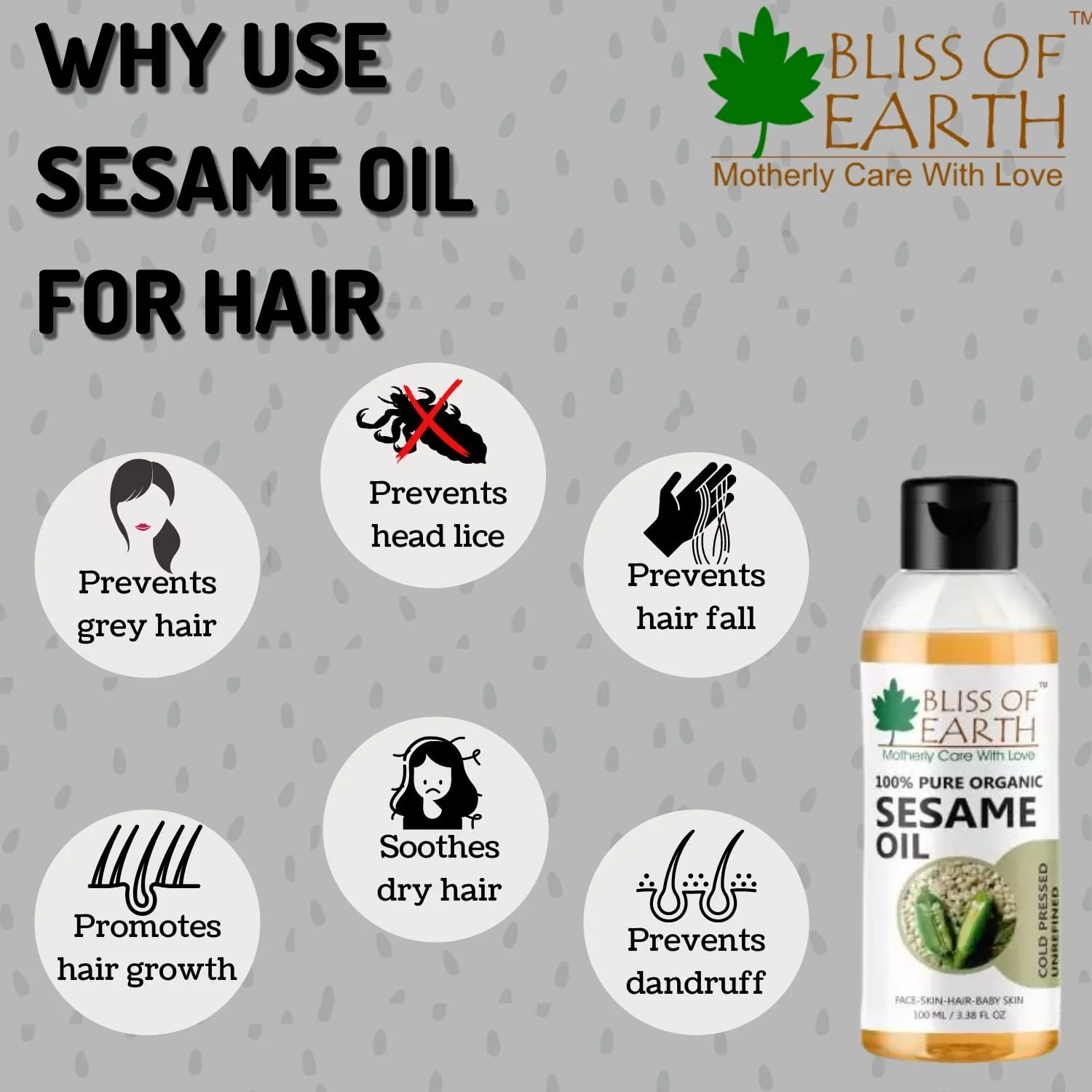 Certified Organic Black Seed Oil & Sesame Oil 100 ml - Image 5