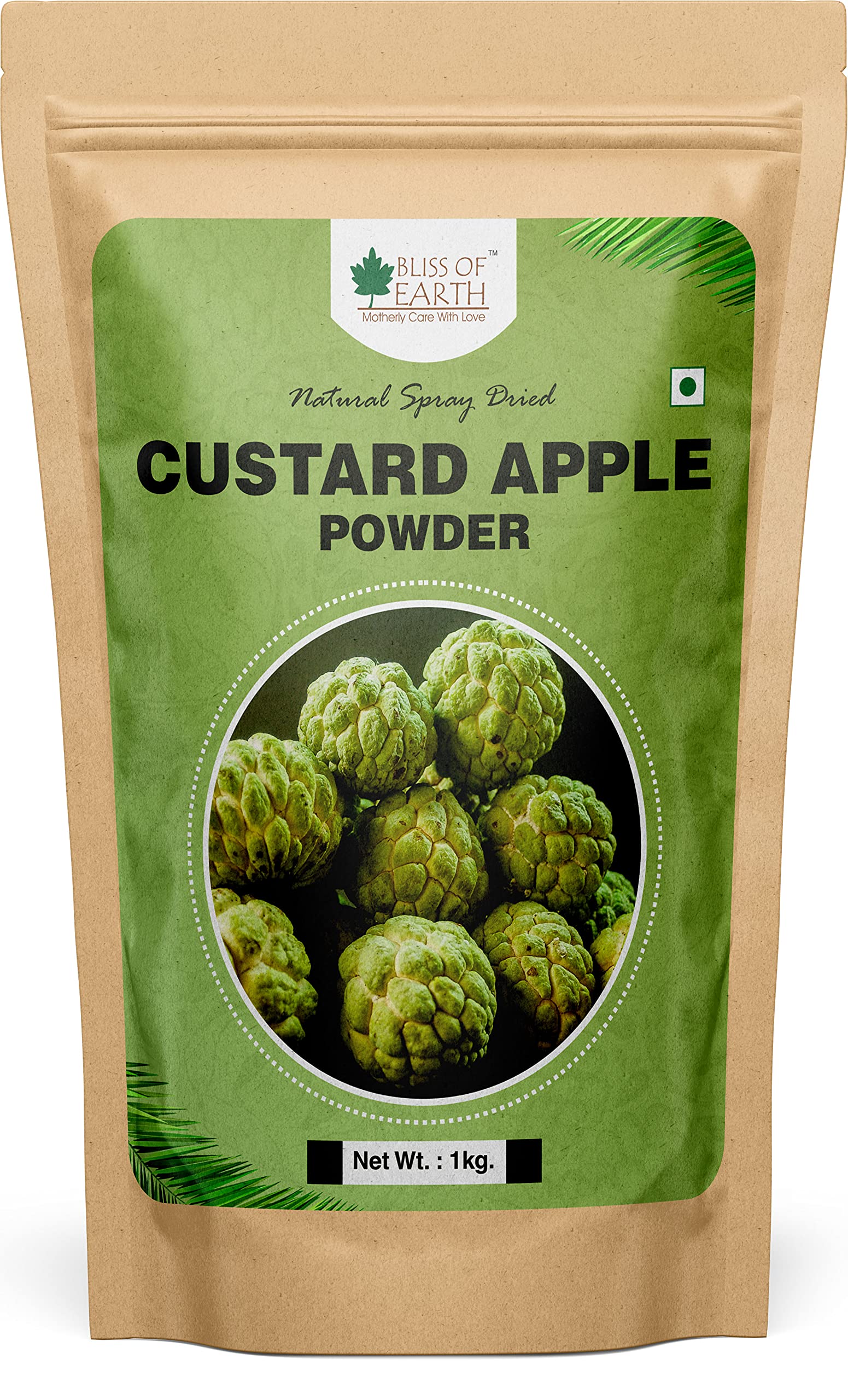 Chikoo (Sapota) Powder + Custard Apple Powder Natural Spray Dried 1kg (Pack of 2) - Image 3