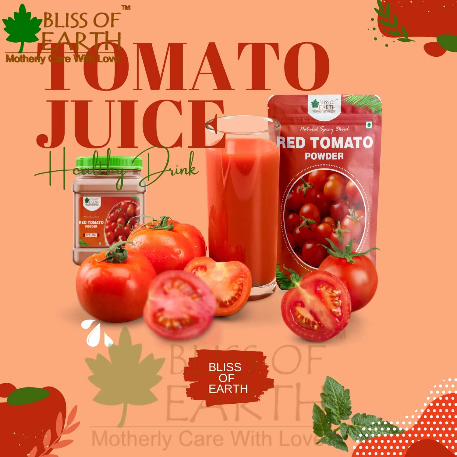 Chikoo (Sapota) Powder+ Red Tomato Powder Natural Spray Dried 1kg - Image 7