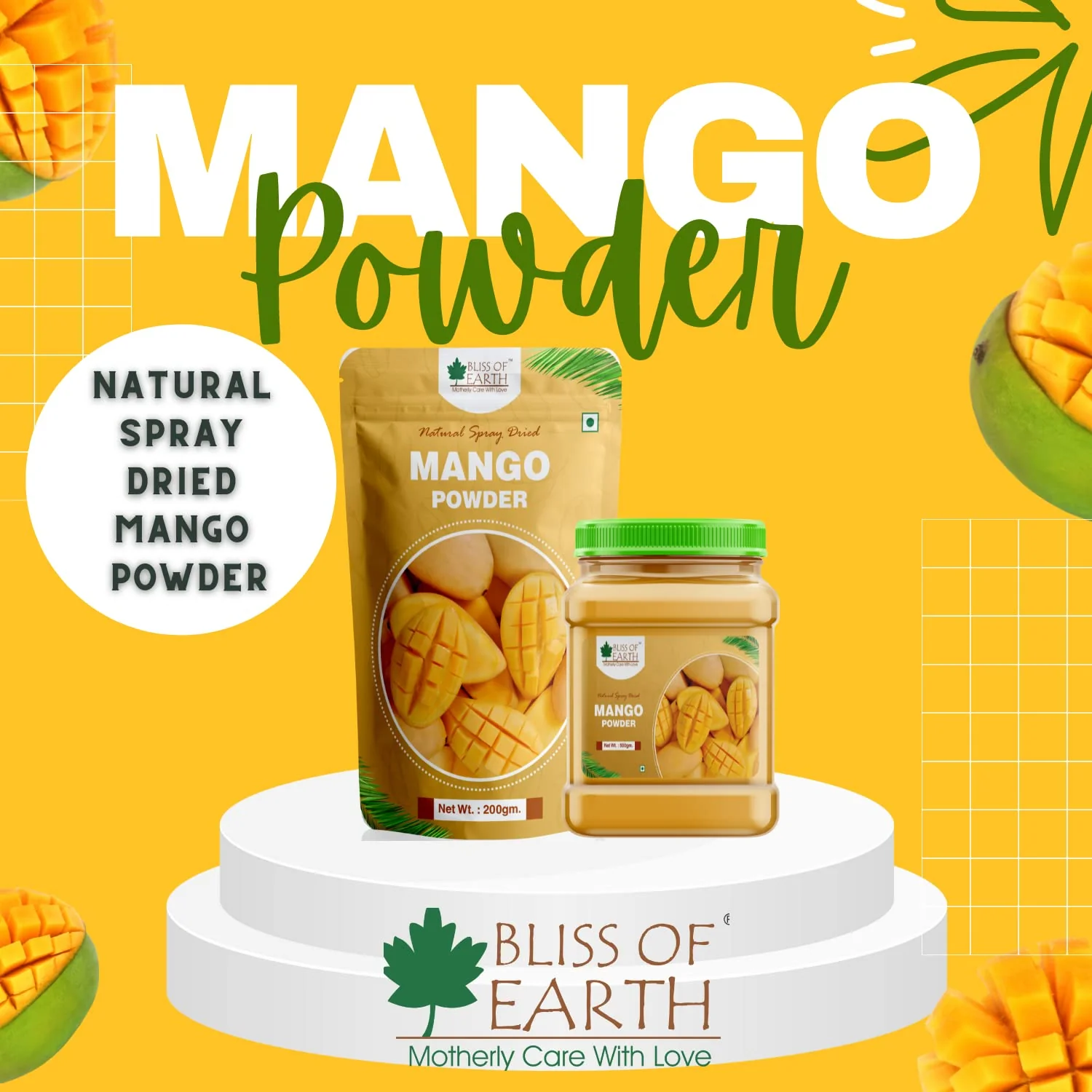 Mango Powder + Apple Powder Natural Spray Dried 1kg (Pack of 2) - Image 5