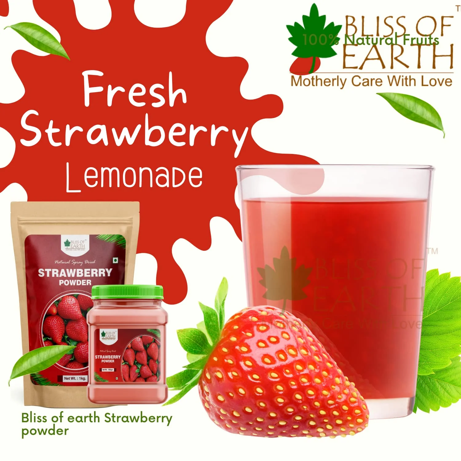 Mango Powder + Strawberry Powder 1kg (Combo Pack of 2) - Image 6