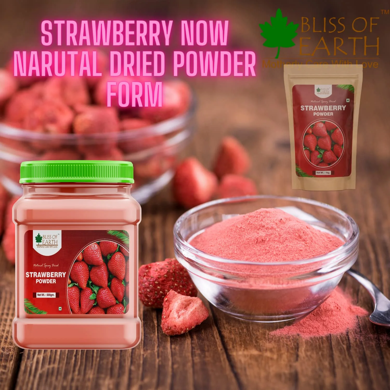 Strawberry Powder 200gm - Image 2