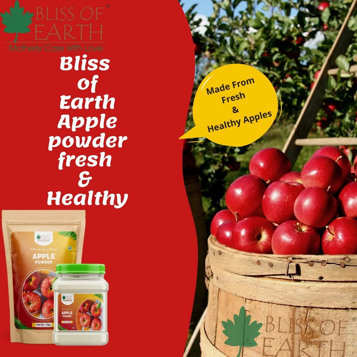 Apple Powder + REB-A Purity Stevia Powder (200gm)  Combo (Pack of 2) - Image 5