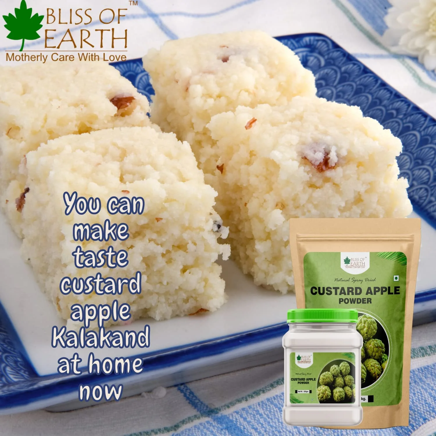 Custard apple Powder + REB-A Purity Stevia Powder (200gm) Combo (Pack of 2) - Image 5