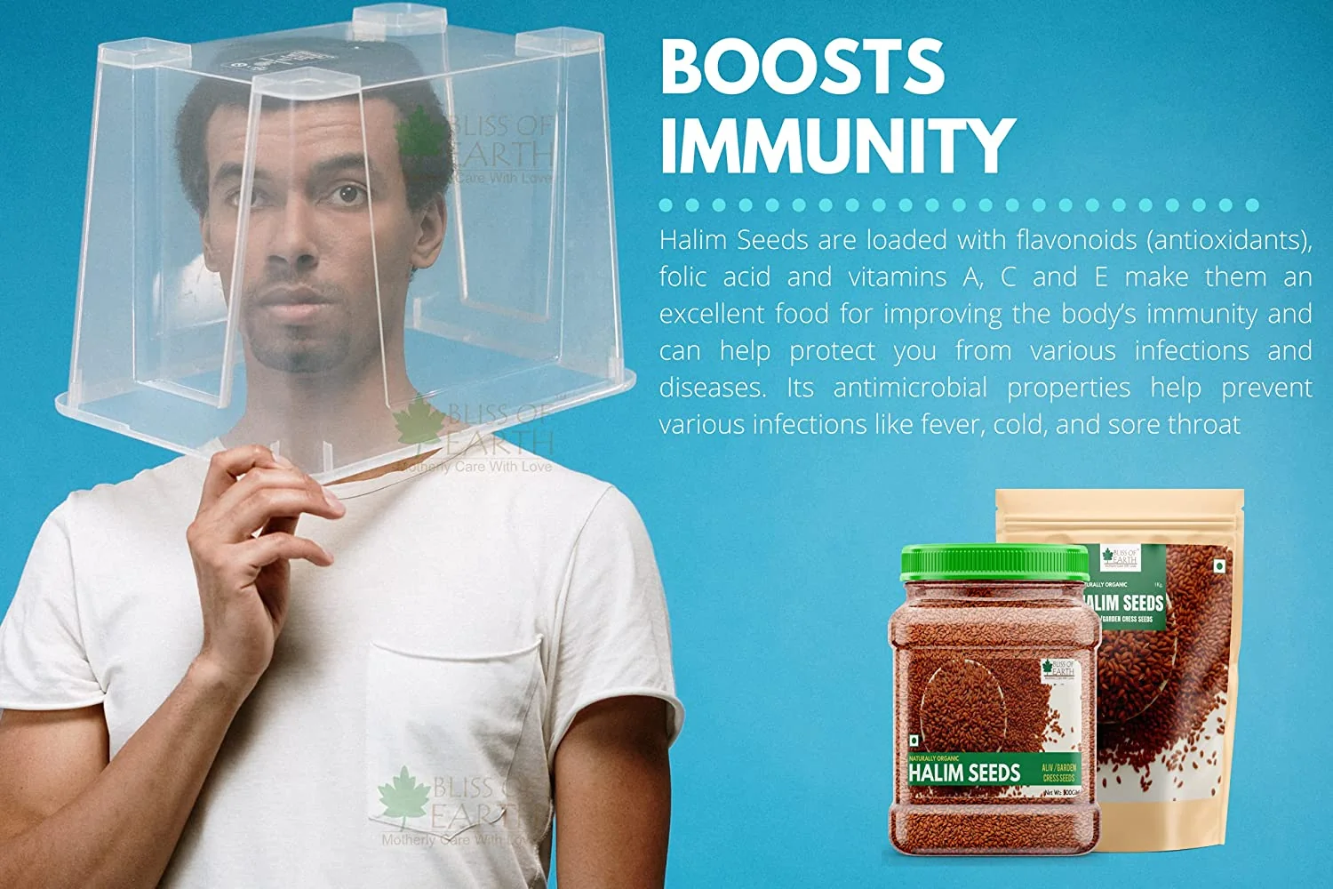 Bliss Of Earth 200gm Halim Seeds Organic for Eating, Aliv Seeds for Hair & Immunity Booster Foods - Image 5