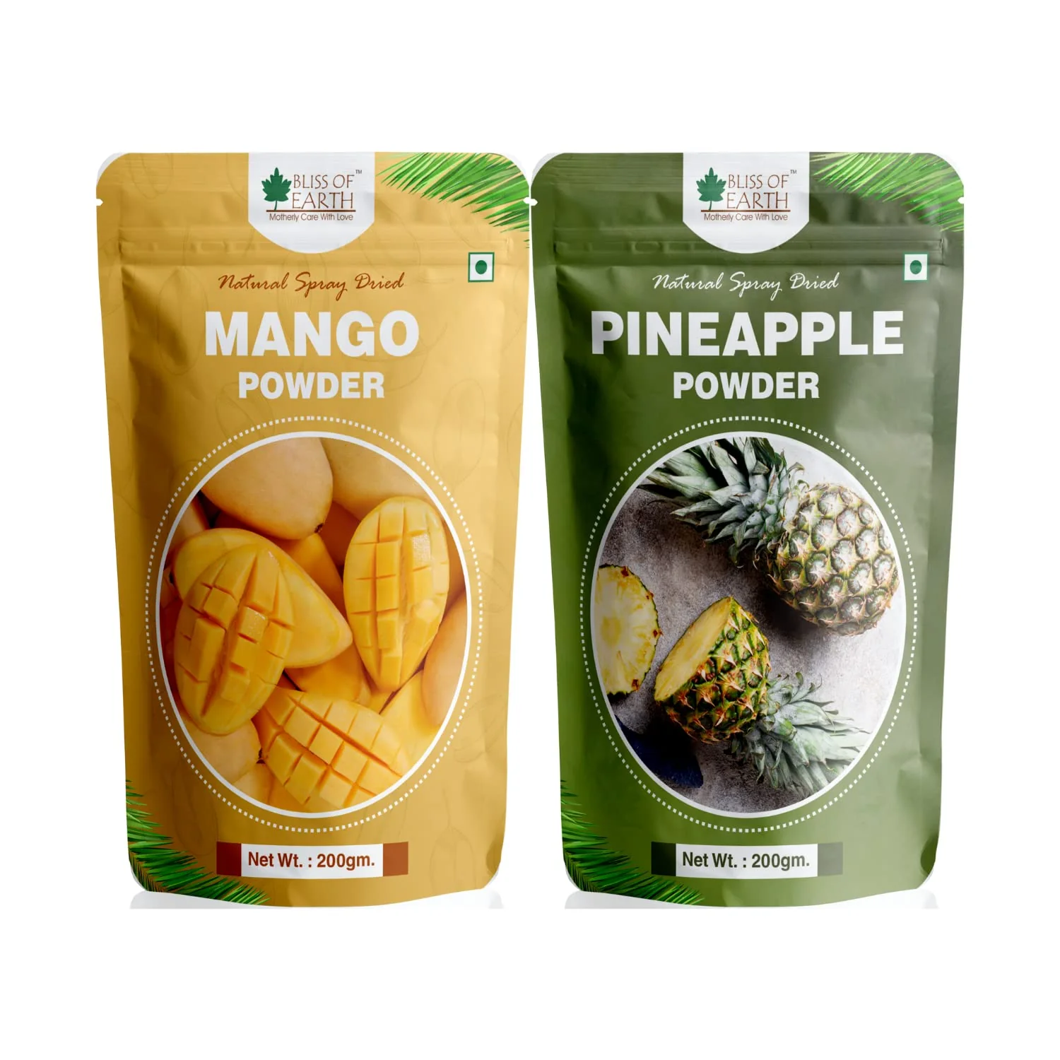 Mango Powder + Pineapple Powder 200gm (Combo Pack of 2)