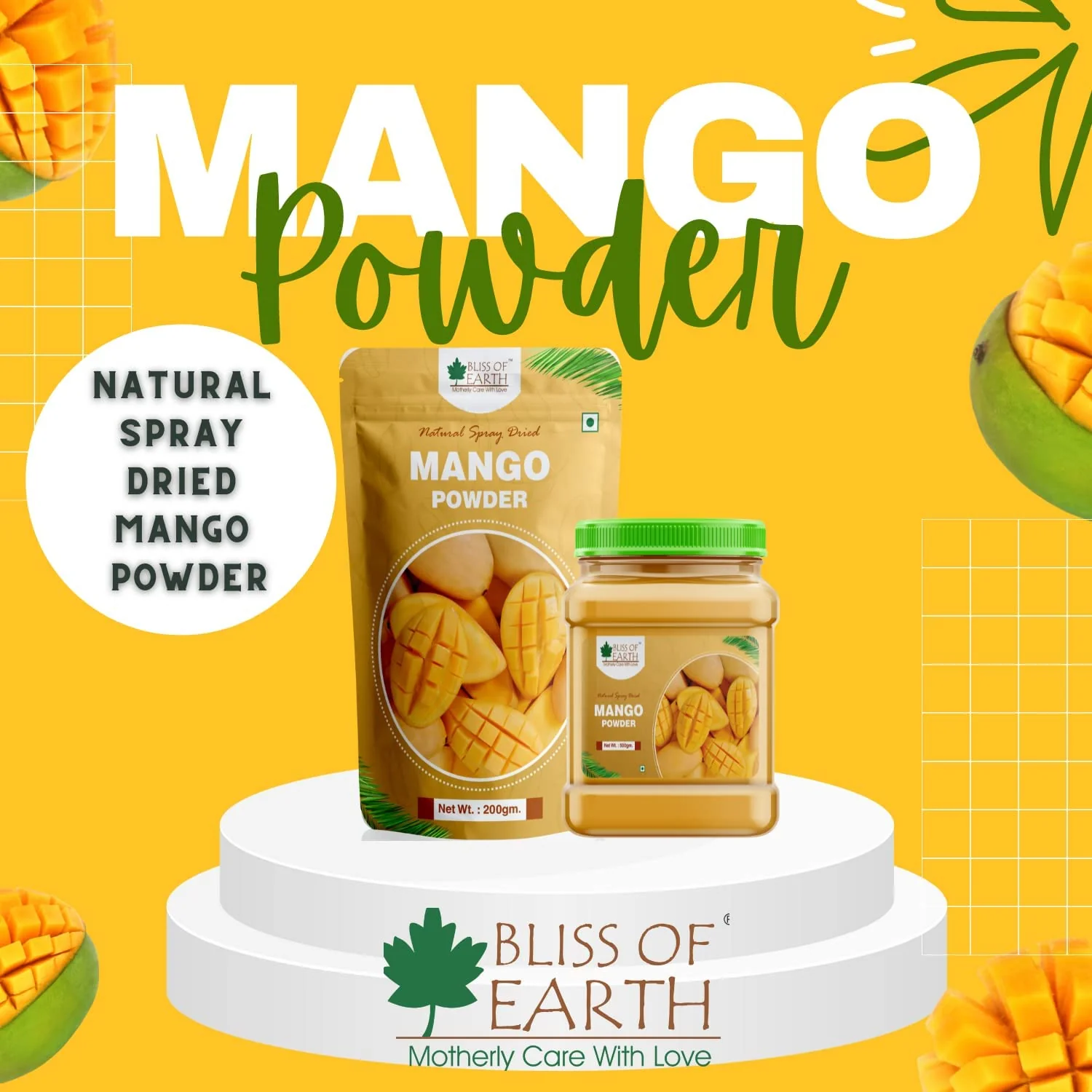 Mango Powder + REB-A Purity Stevia Powder 200gm (Combo Pack of 2) - Image 4