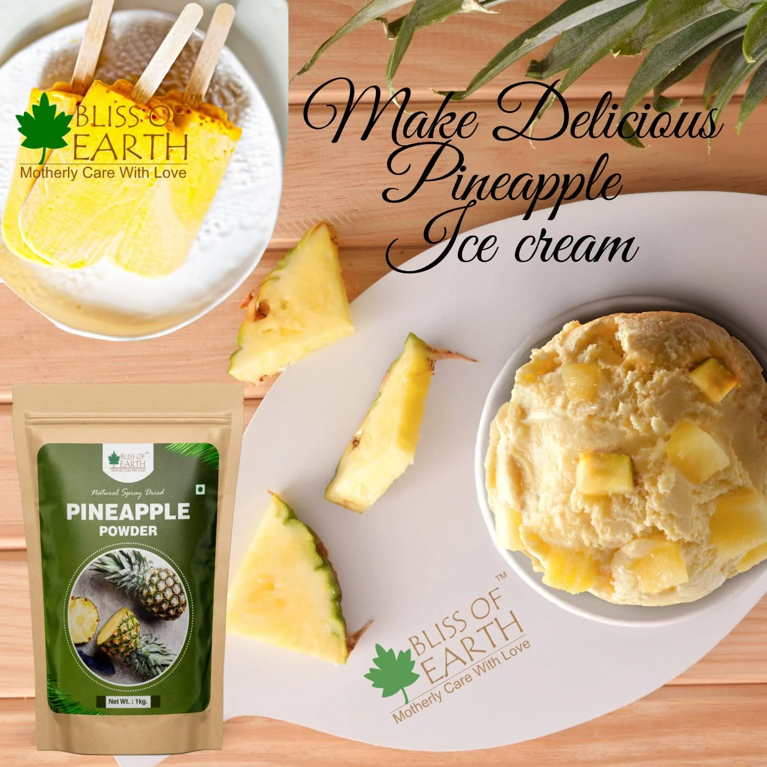 Pineapple Powder + REB-A Purity Stevia Powder 200gm (Combo Pack of 2) - Image 5