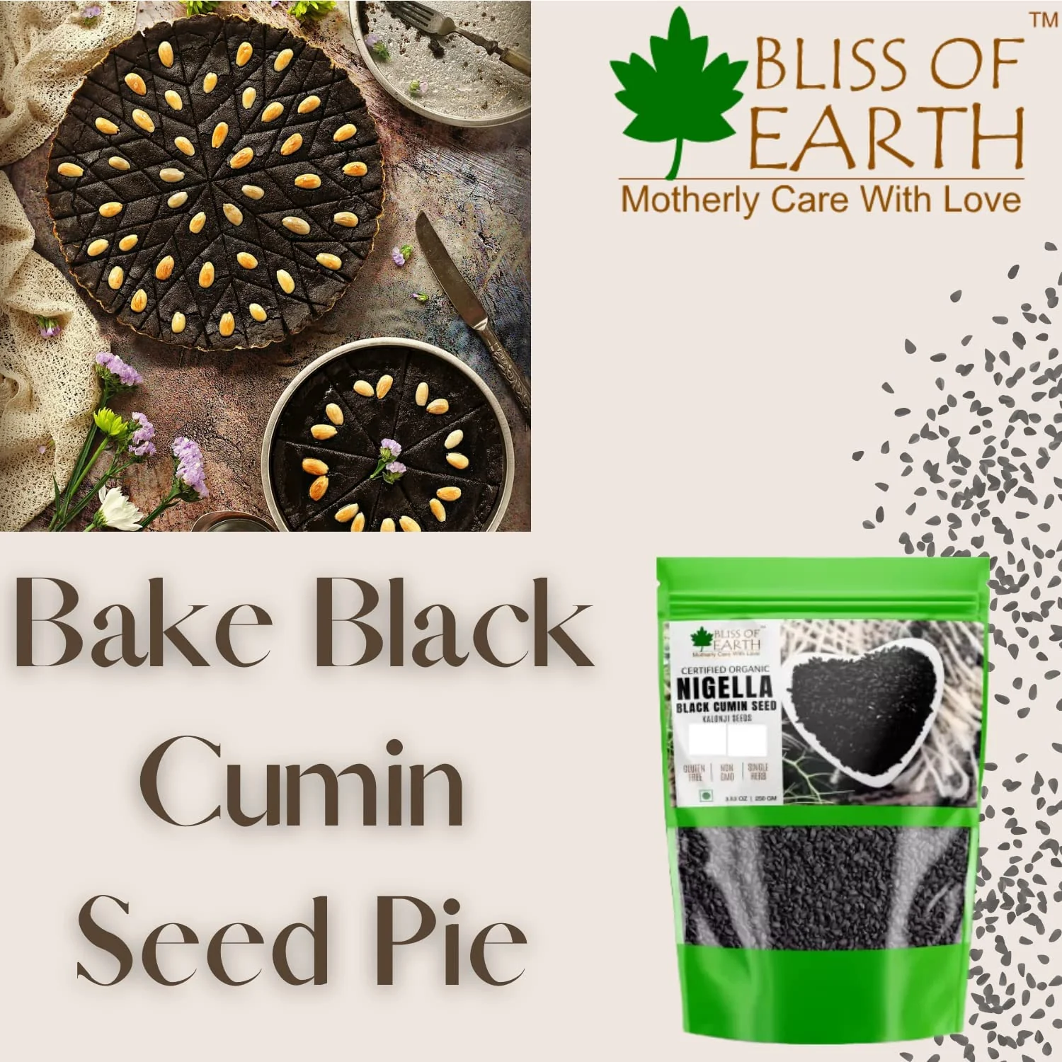 Unhulled Black Sesame Seeds, Kaale Til 200gm + Organic Black Cumin Kalonji Seeds, Nigella Seeds 250gm (Pack of 2) - Image 6