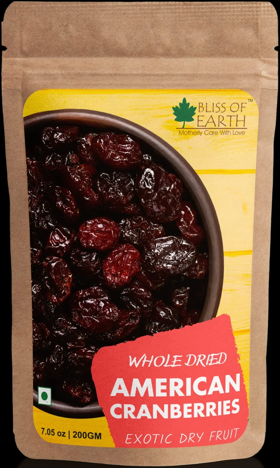 Whole Dried American Cranberries 200gm