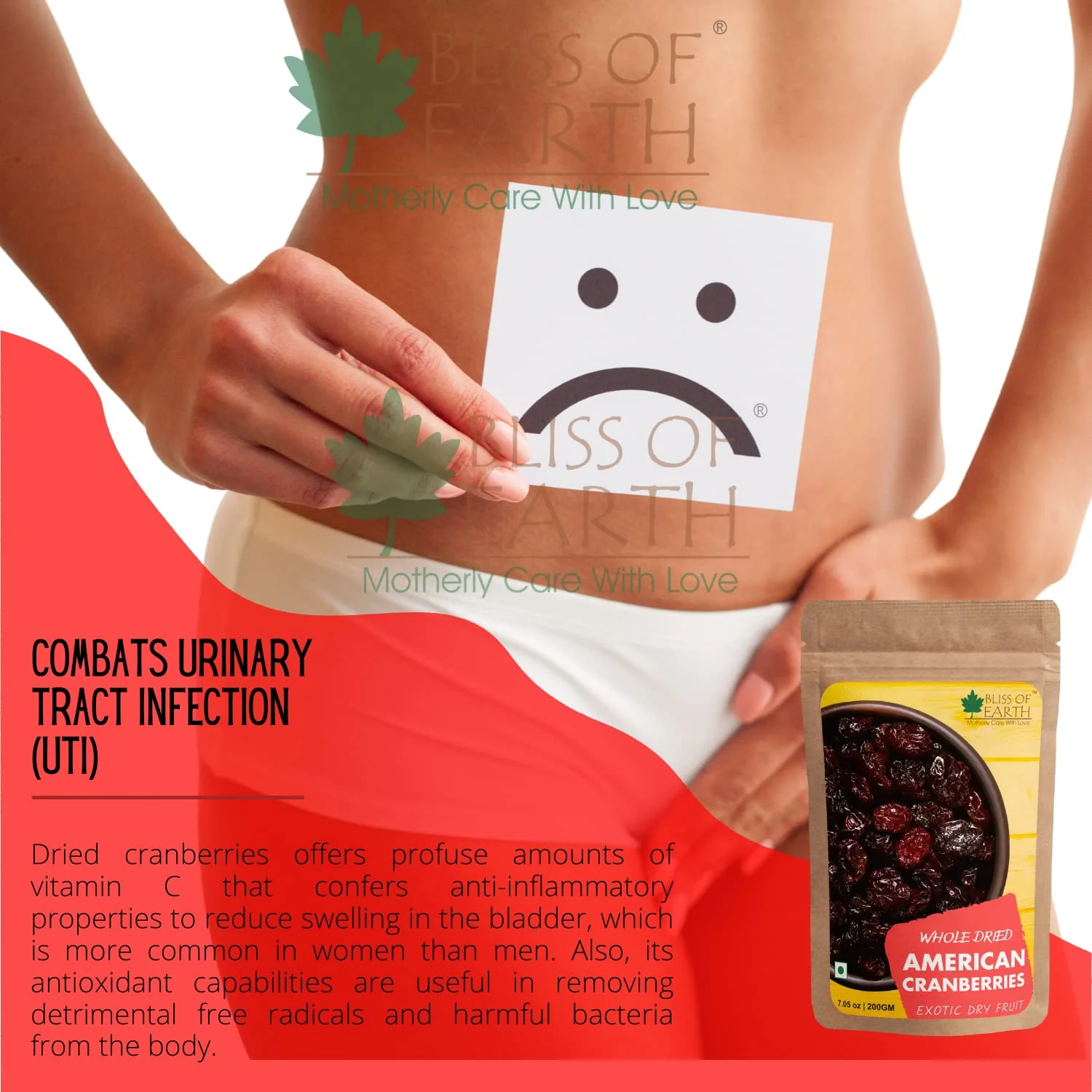 Whole Dried American Cranberries 200gm - Image 5