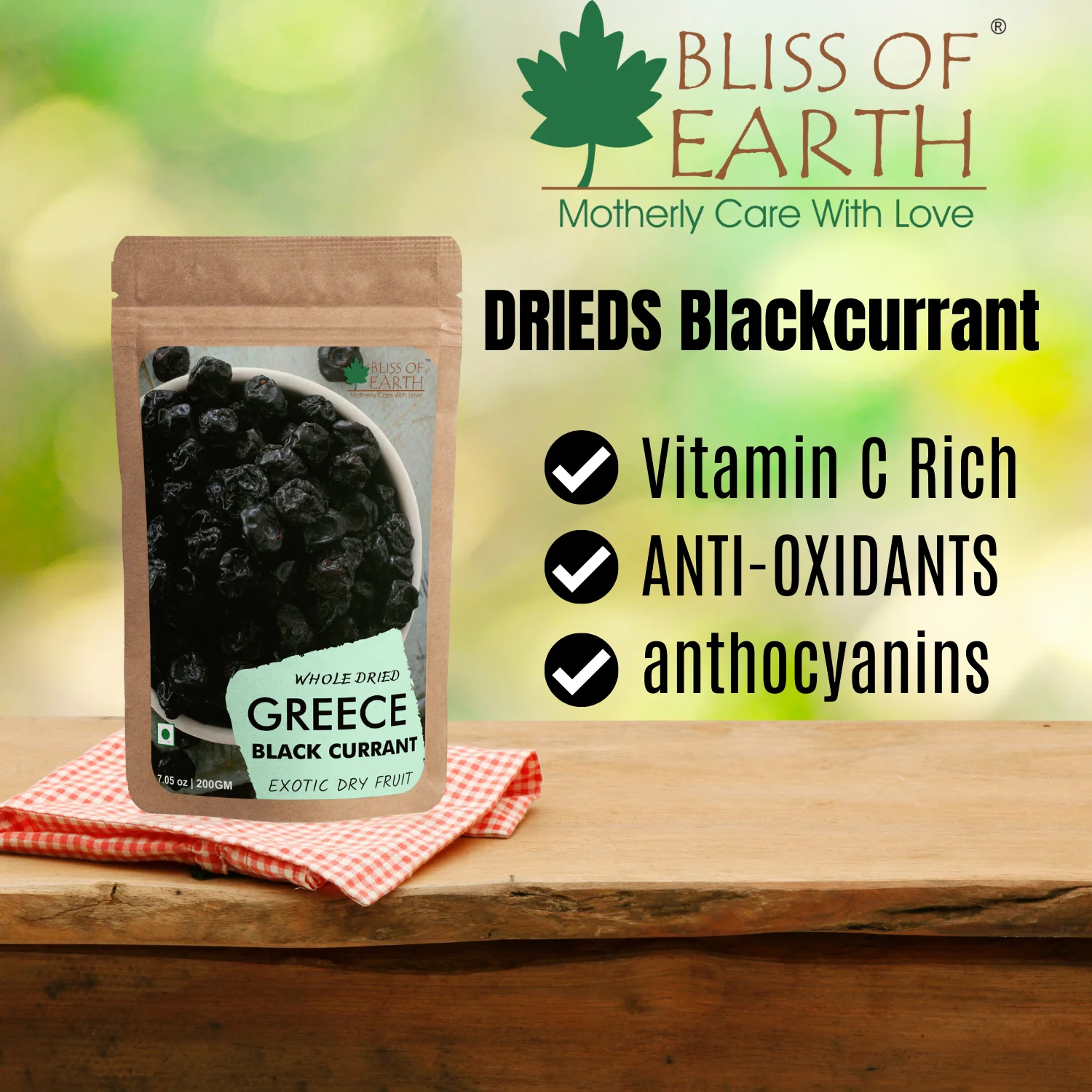 Whole Dried Greece Black Currant Exotic Dry Fruit 200gm - Image 5