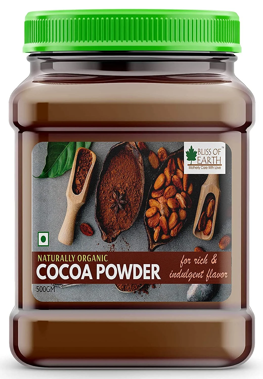 Chikoo (Sapota) Powder + Naturally Organic Dark Cocoa Powder 500gm (Pack of 2) - Image 2