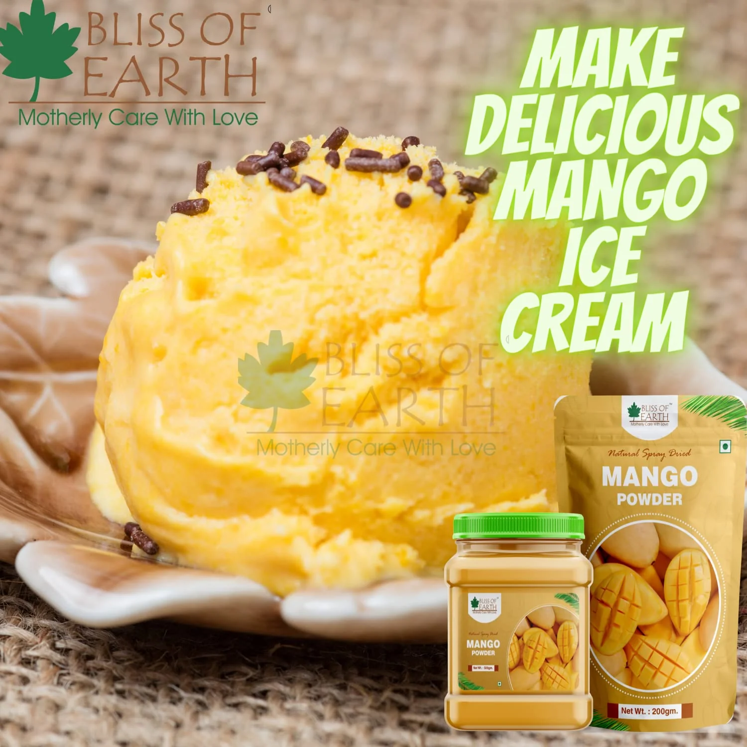 LYCHEE litchi Powder + Mango Powder Natural Spray Dried 500gm (Combo Pack of 2) - Image 7