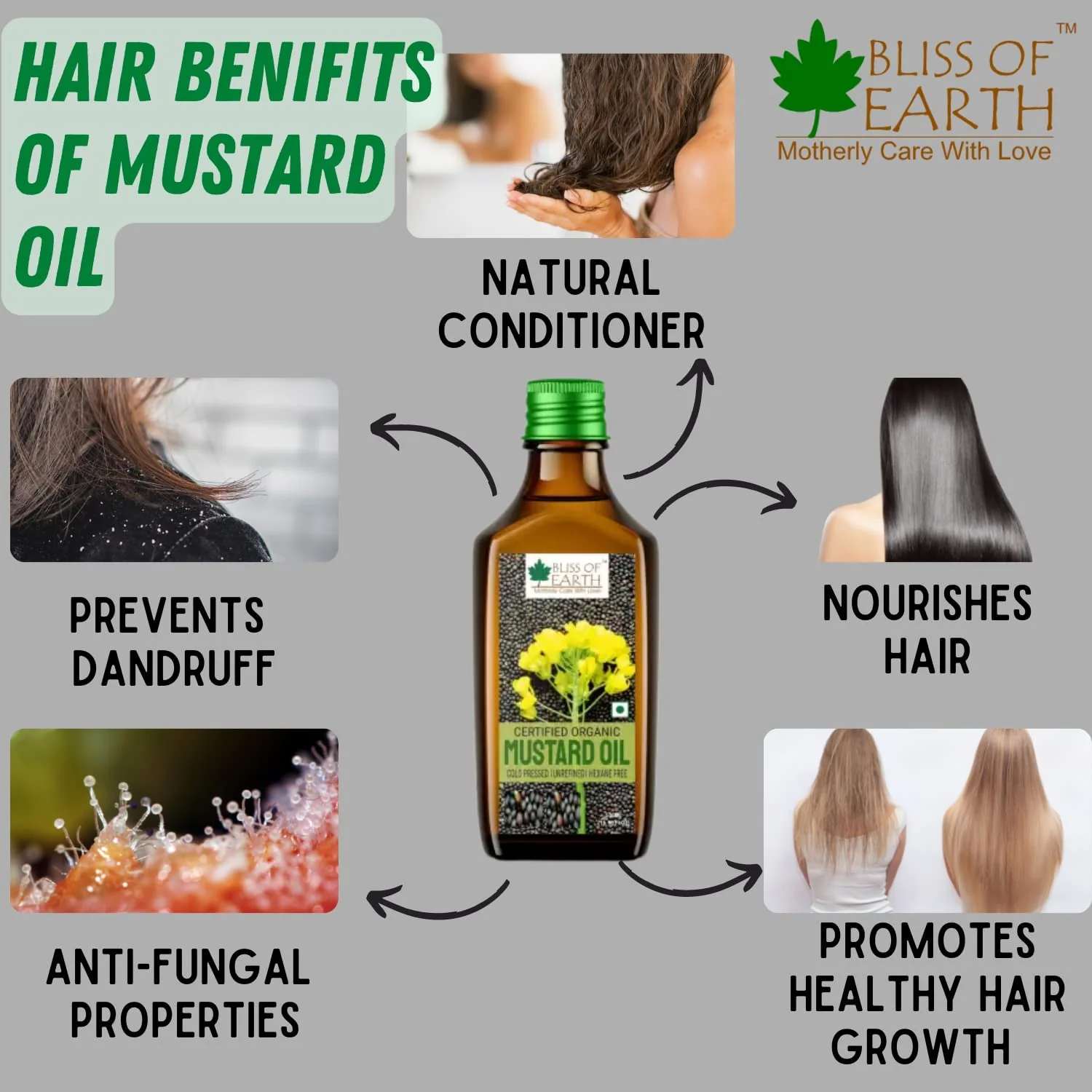 Mustard Oil + Kalonji Oil (Pack of 2x500ml) - Image 5