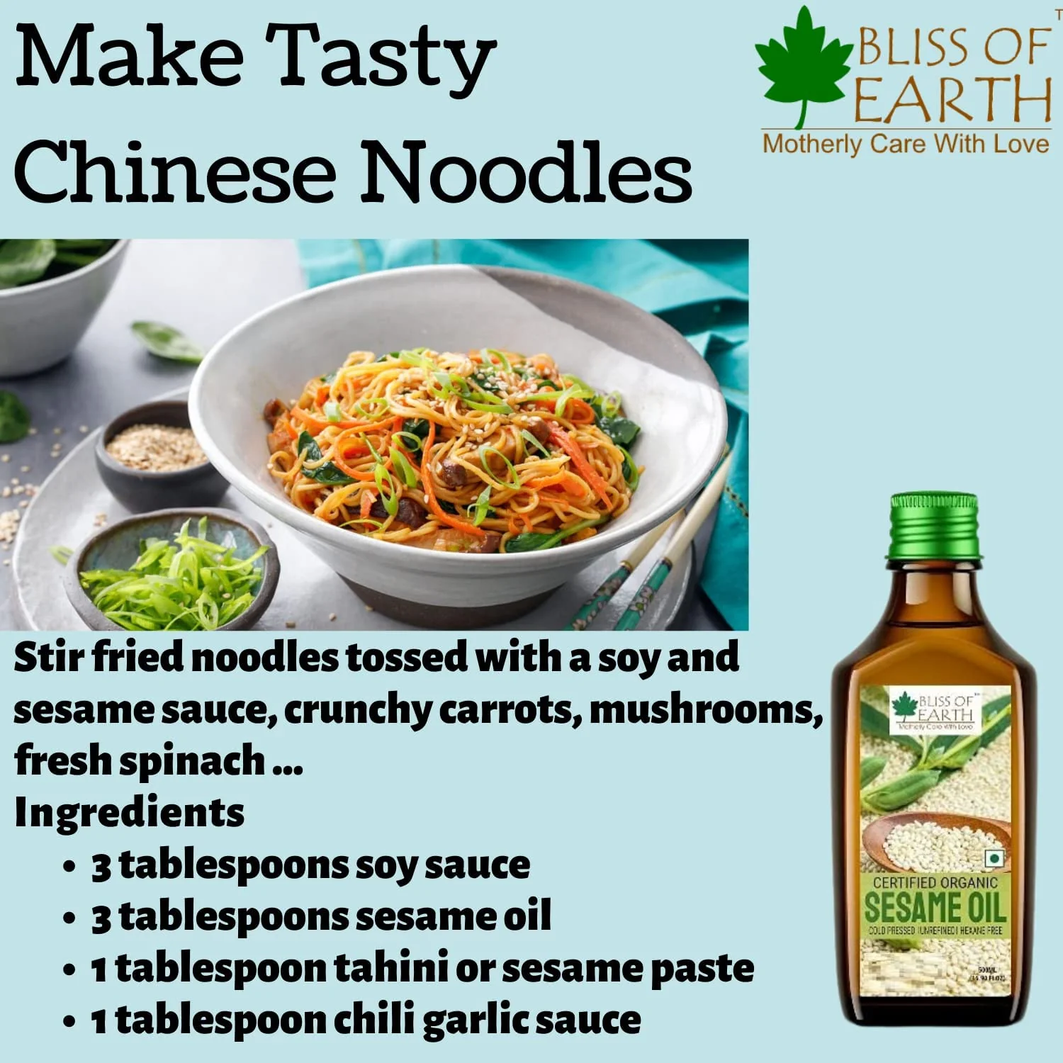 Organic Mustard Oil + White Sesame Oil (Pack of 2x500ml) - Image 7