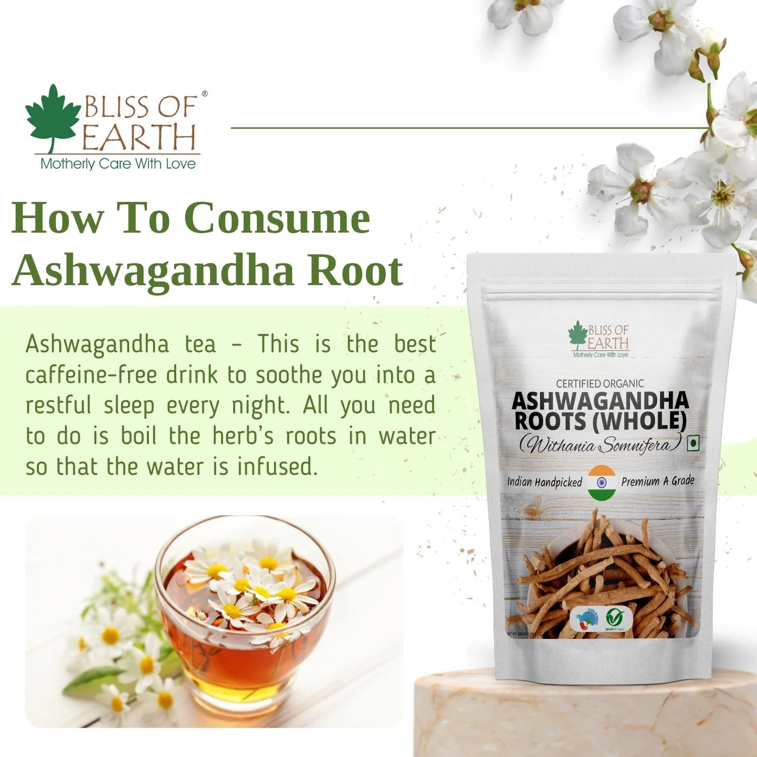 Ashwagandha Powder Organic 200gm - Image 5