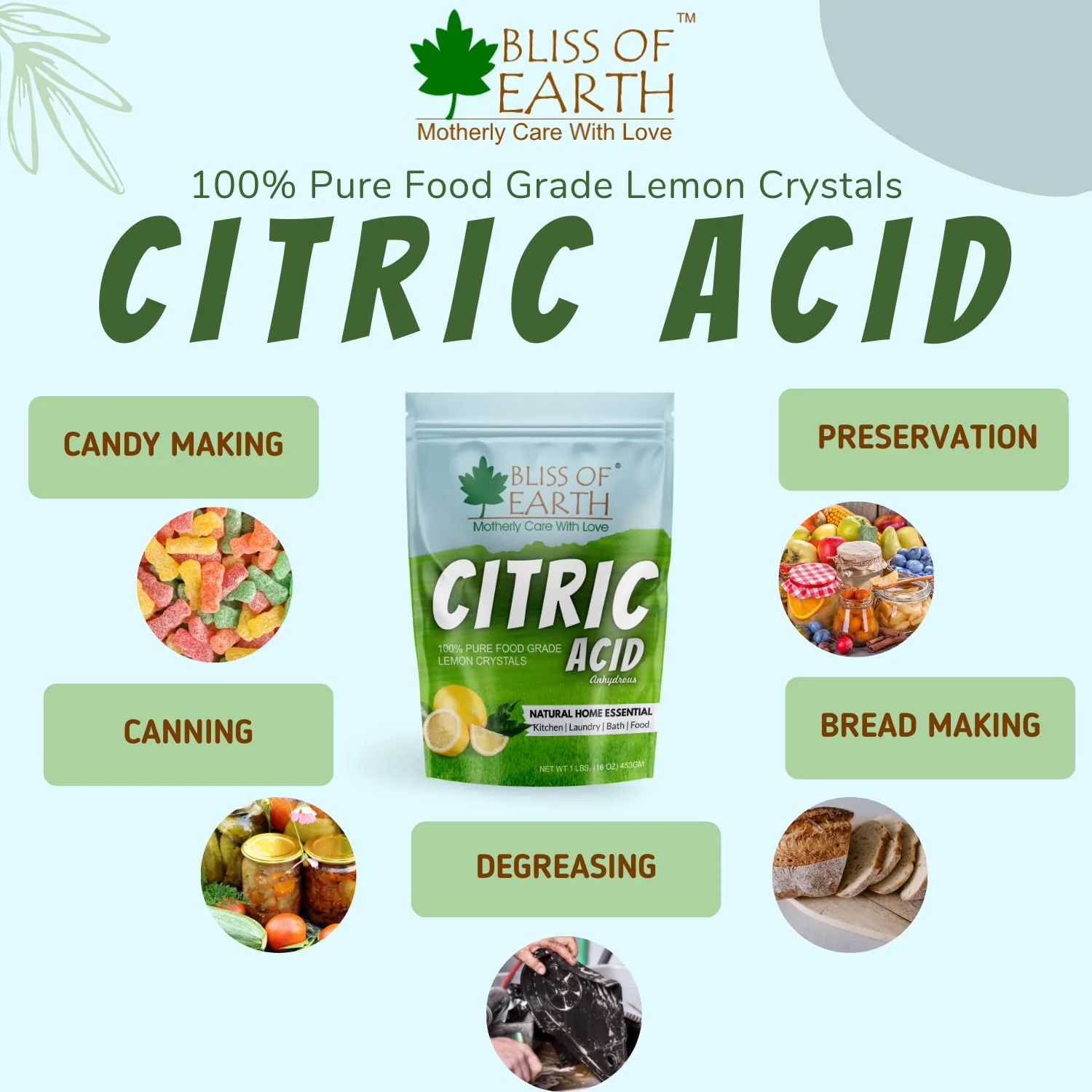 Citric Acid Powder 907 gm - Image 5