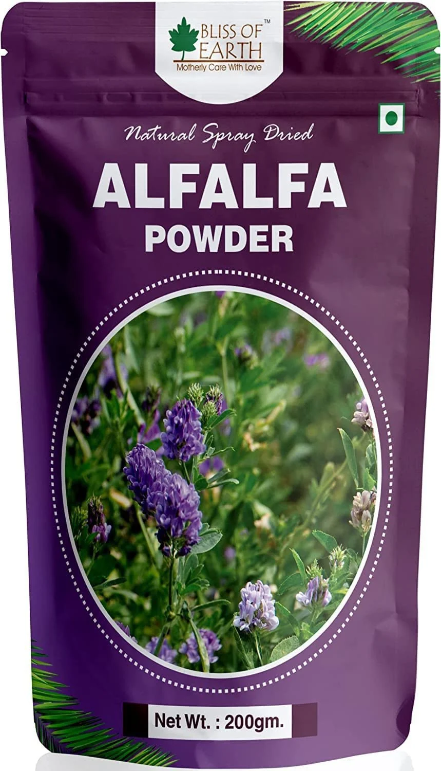 Combo of 200GM Alfalfa Grass Powder+99.8% REB-A Purity Stevia Powder Natural & Sugarfree 200GM Pack of 2 - Image 3