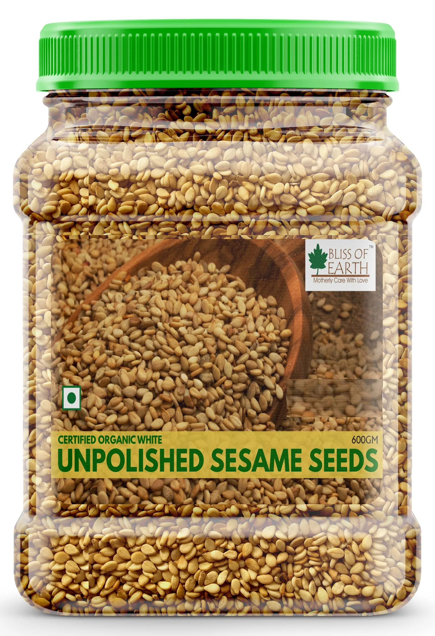 Unpolished White Sesame Seeds And Halim Seeds (Pack of 2x600gm) - Image 3