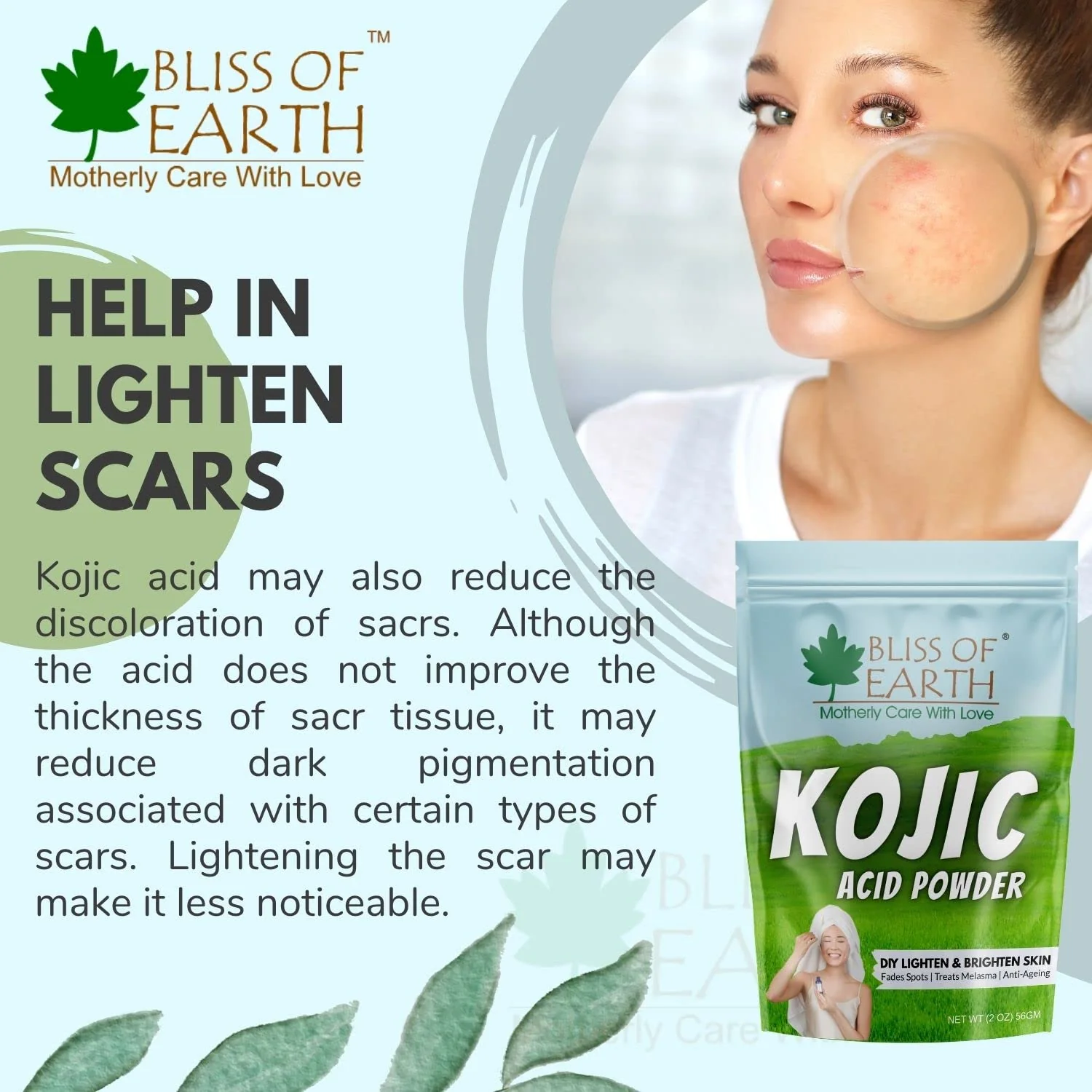 Bliss of Earth Korean Kojic Acid Powder 113gm - Image 2