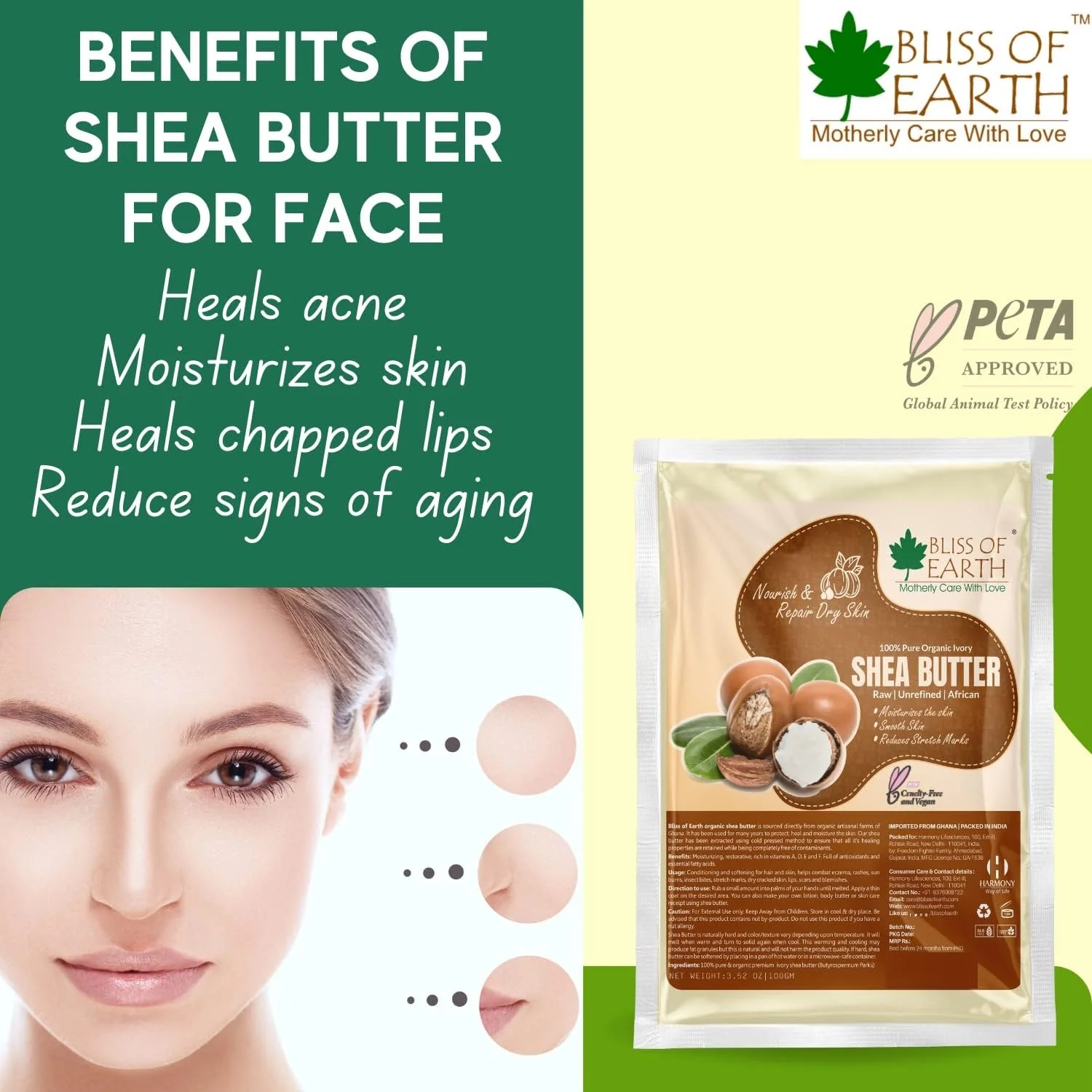 Shea Butter & Pure Crystal Clear Aloe Vera Gel  (Pack of 2x100gm) - Image 7