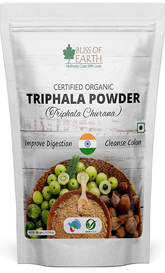 Triphala Powder Churan 100% Pure Ayurvedic Herbal Blend Help for Detox & Digestion Support Boost Immunity 900gm