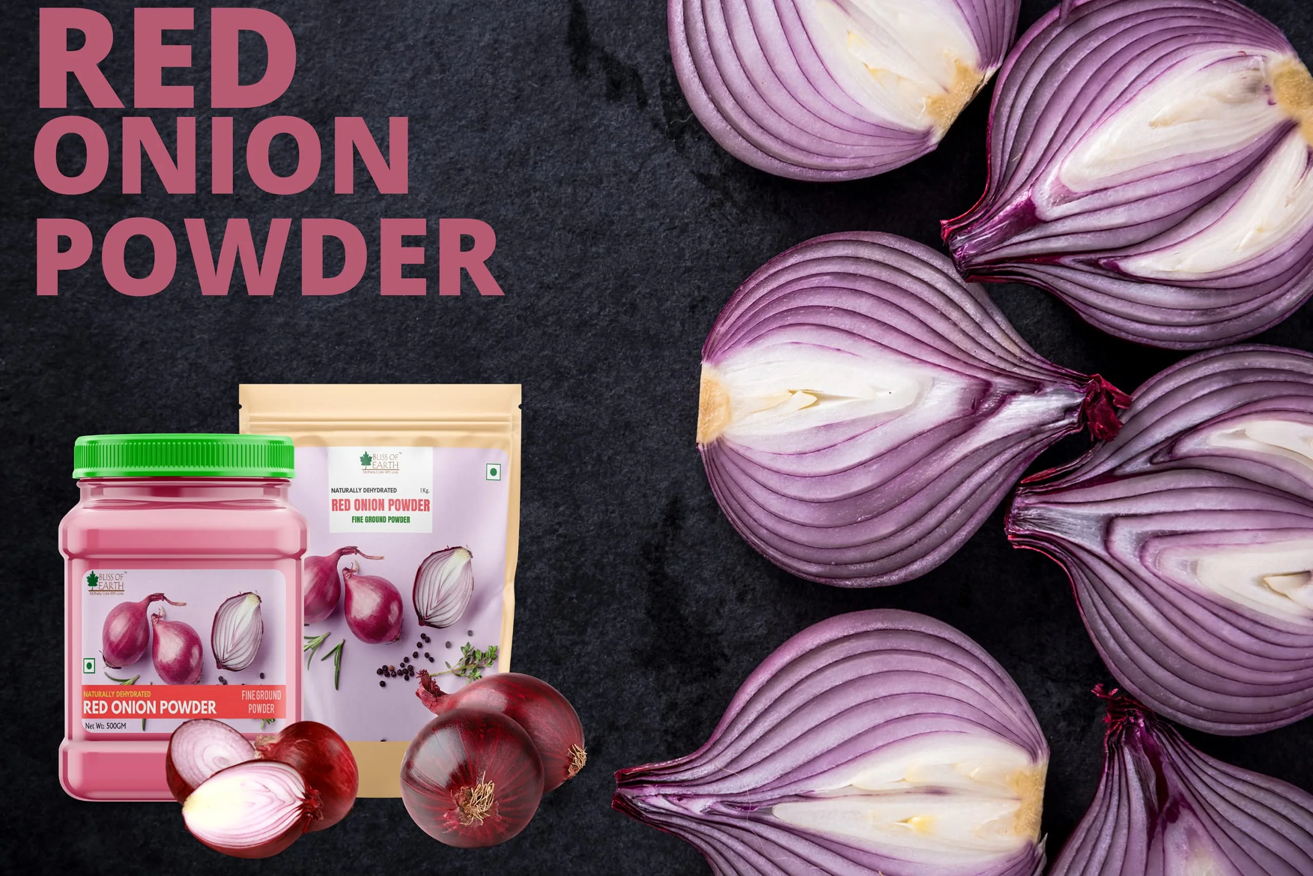 RED ONION POWDER 200GM - Image 2