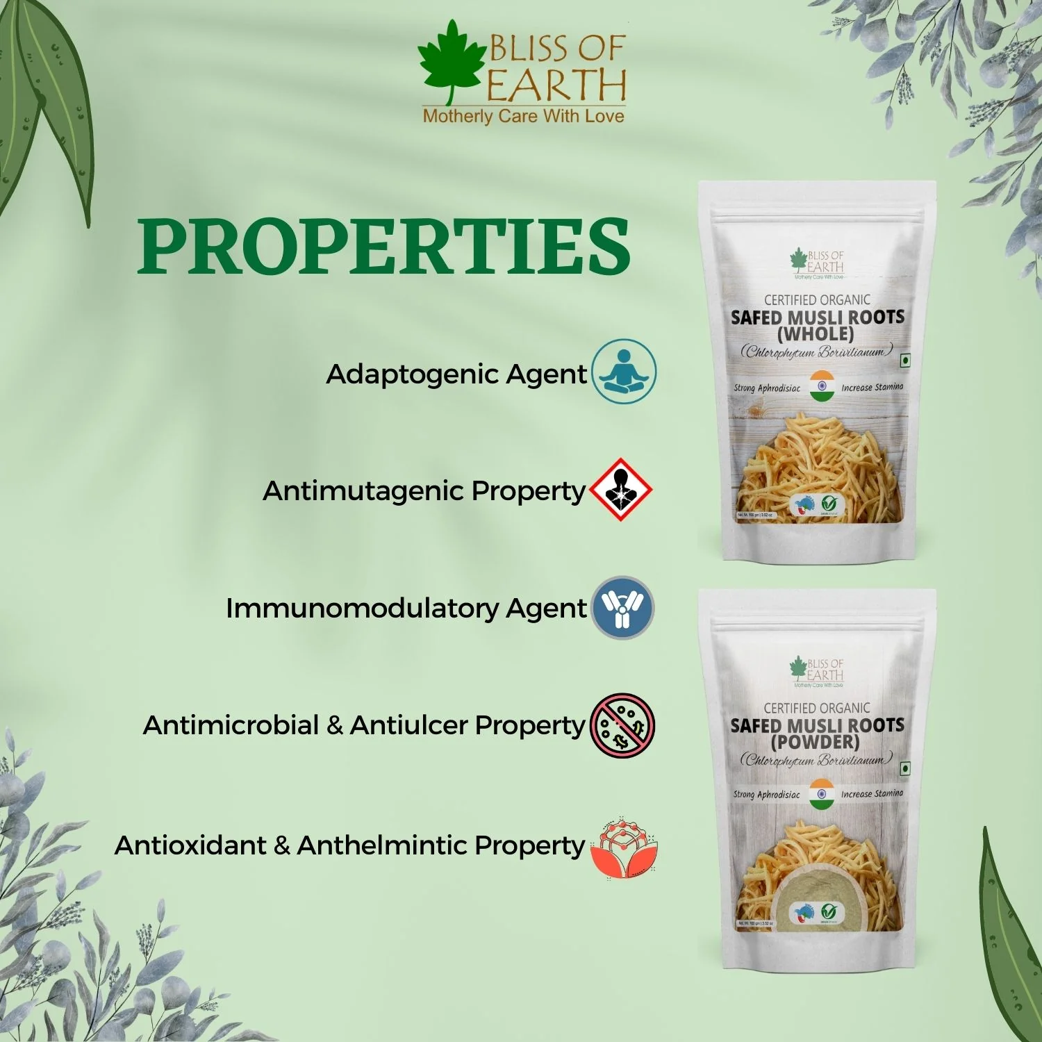 Safed Musli Roots Powder  200gm - Image 4