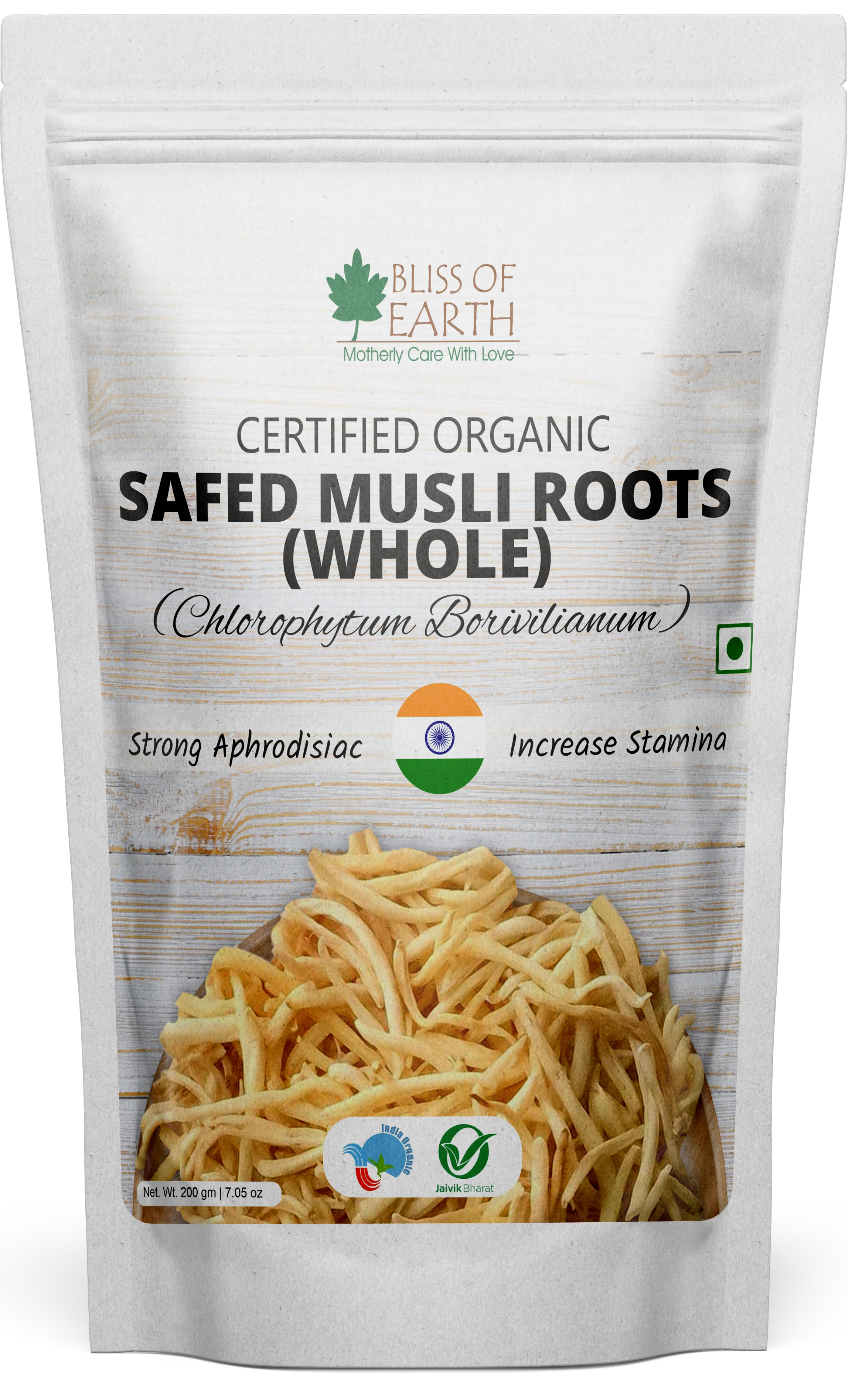 Safed Musli Roots Whole 200g