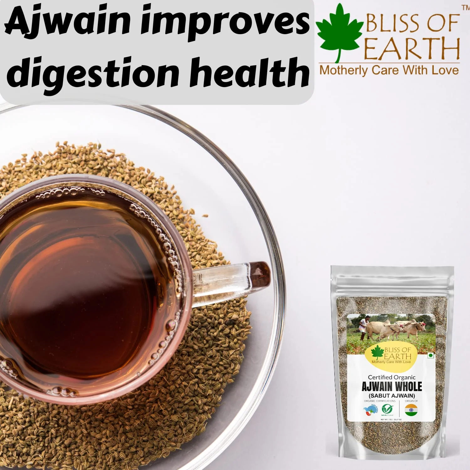 Vietnamese Star Anise Chakra Phool + Indian Carom Seeds (Ajwain) (Pack of 2x200gm) - Image 6