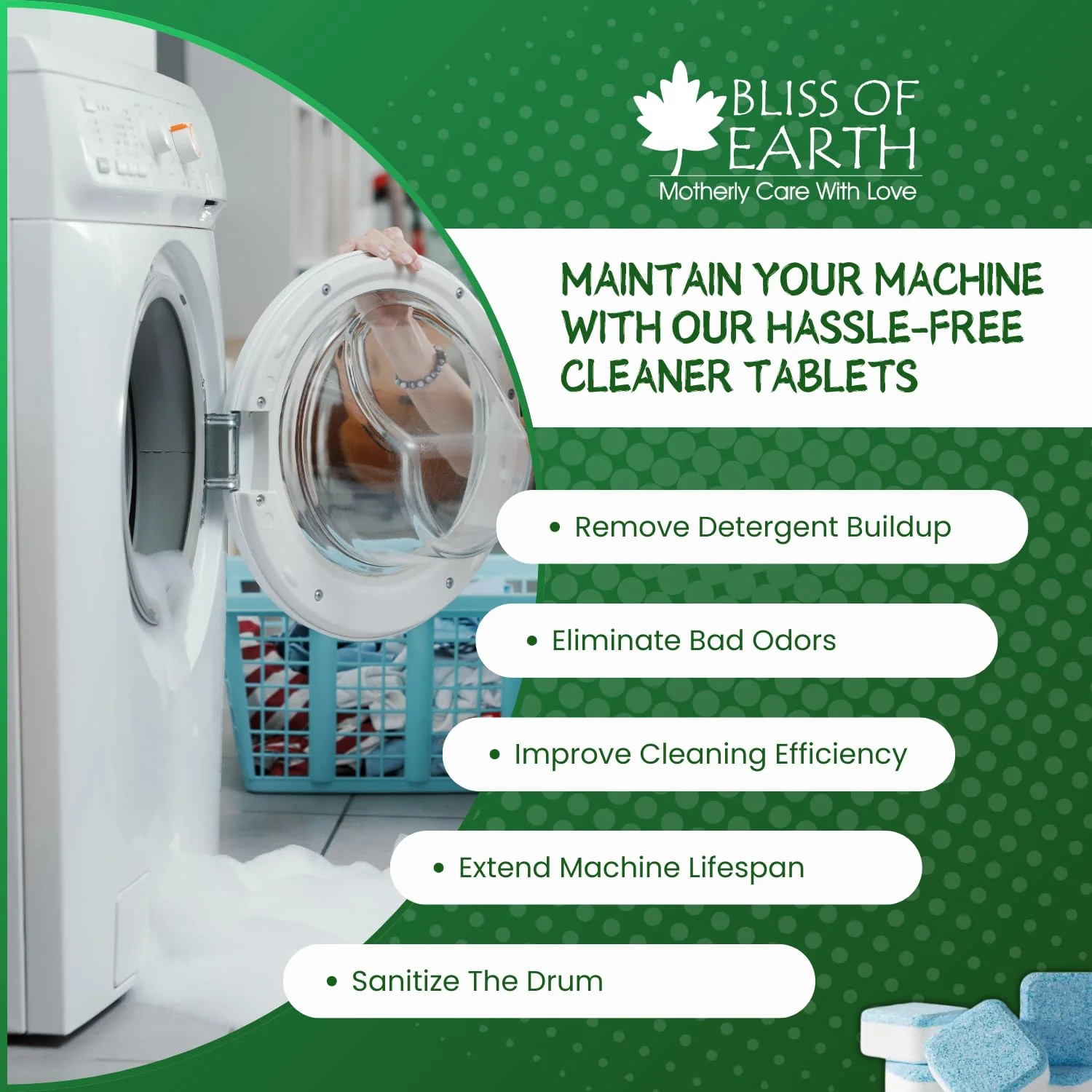 Washing Machine Cleaner Tablets, 48 Count - Image 4