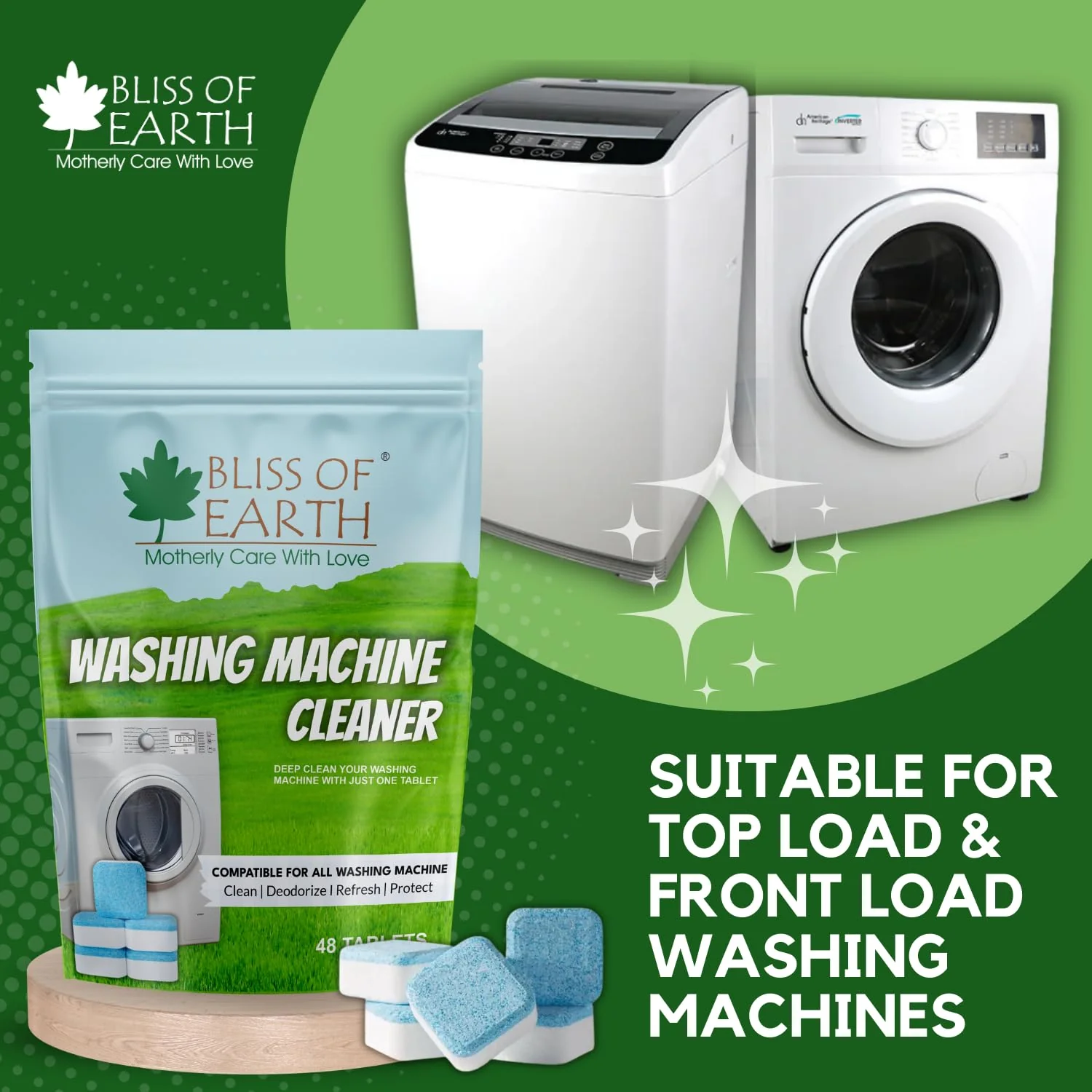 Washing Machine Cleaner Tablets, 48 Count - Image 7