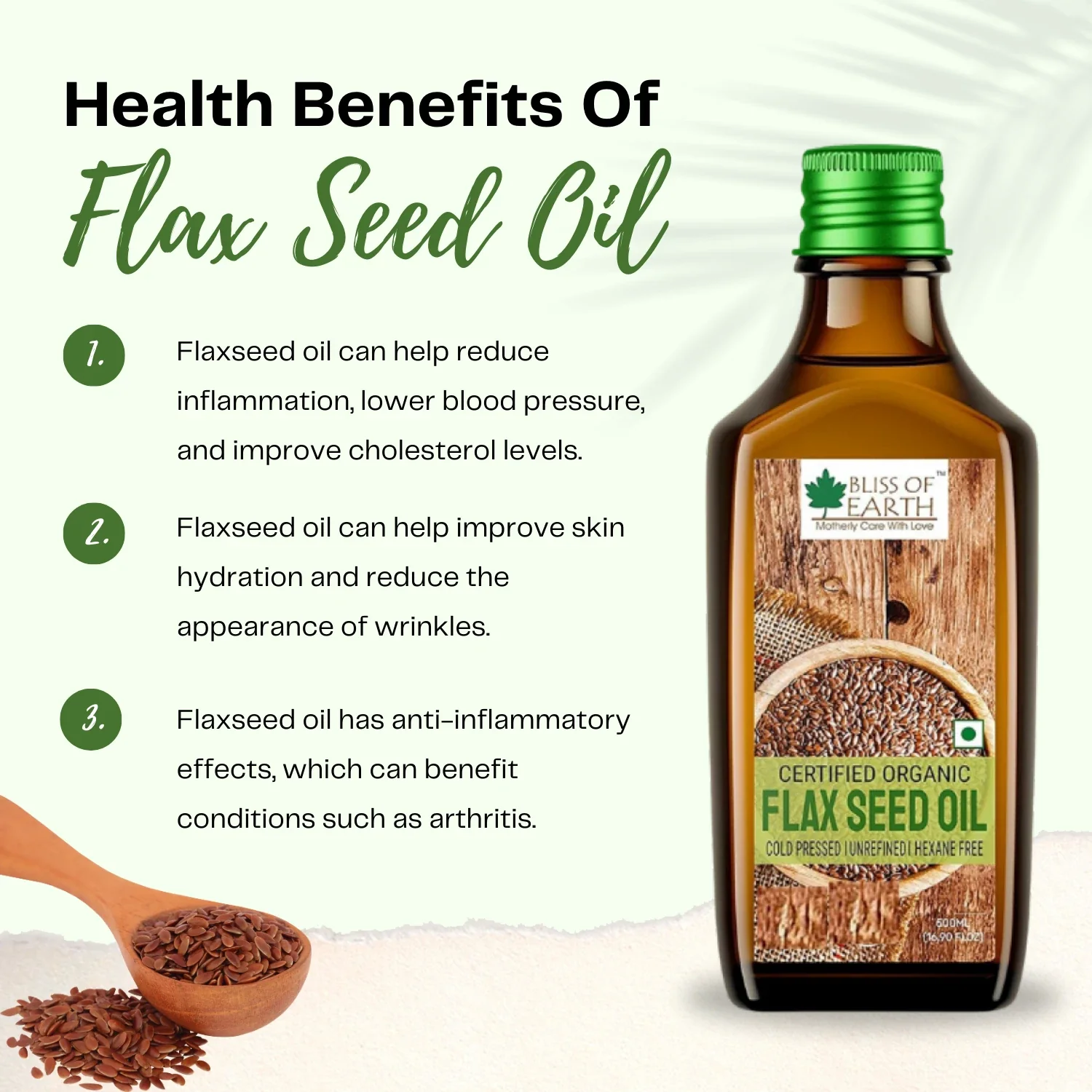 Organic Flax Seed Oil - Image 4