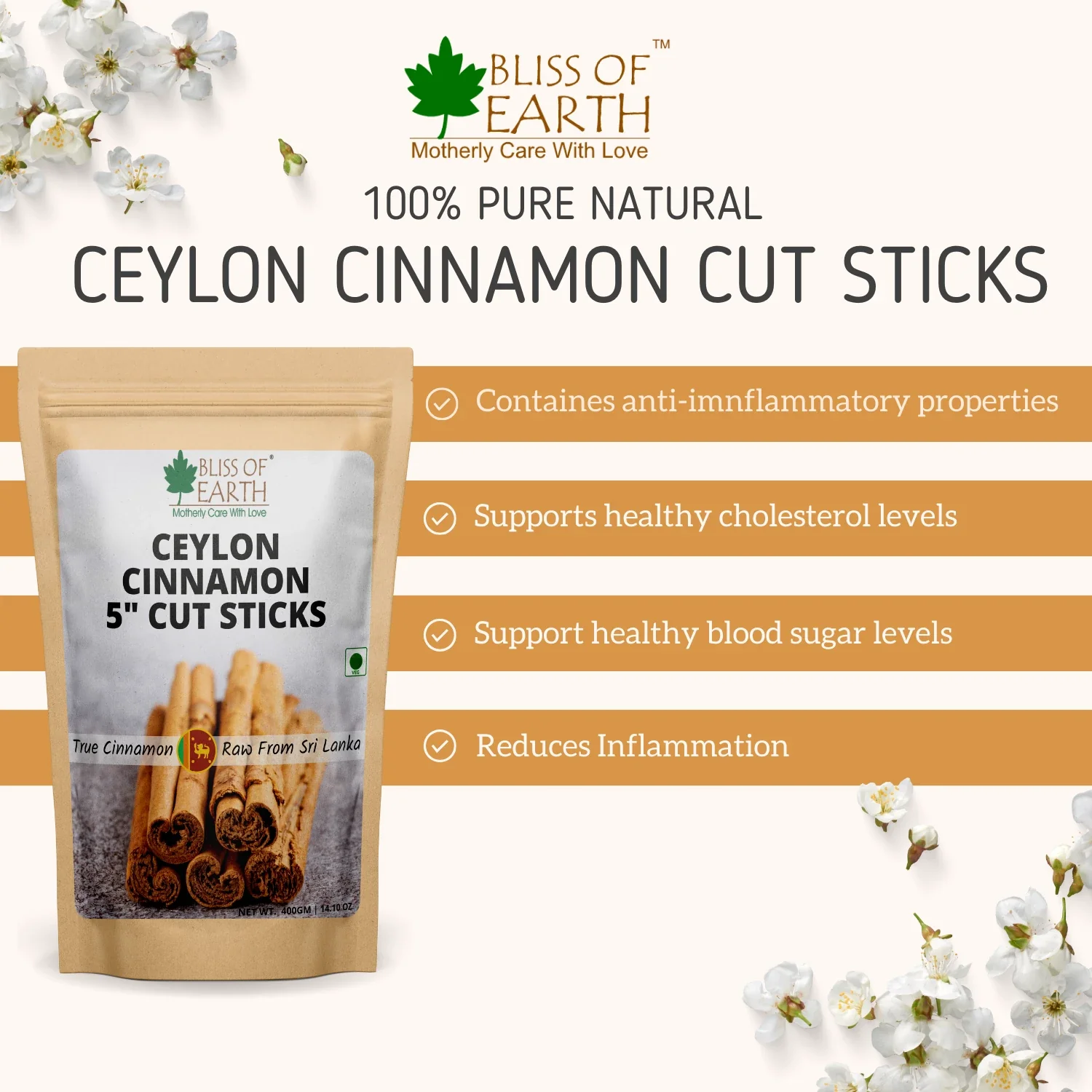 Ceylon Cinnamon (Dalchini) 5" Cut Sticks - Image 6
