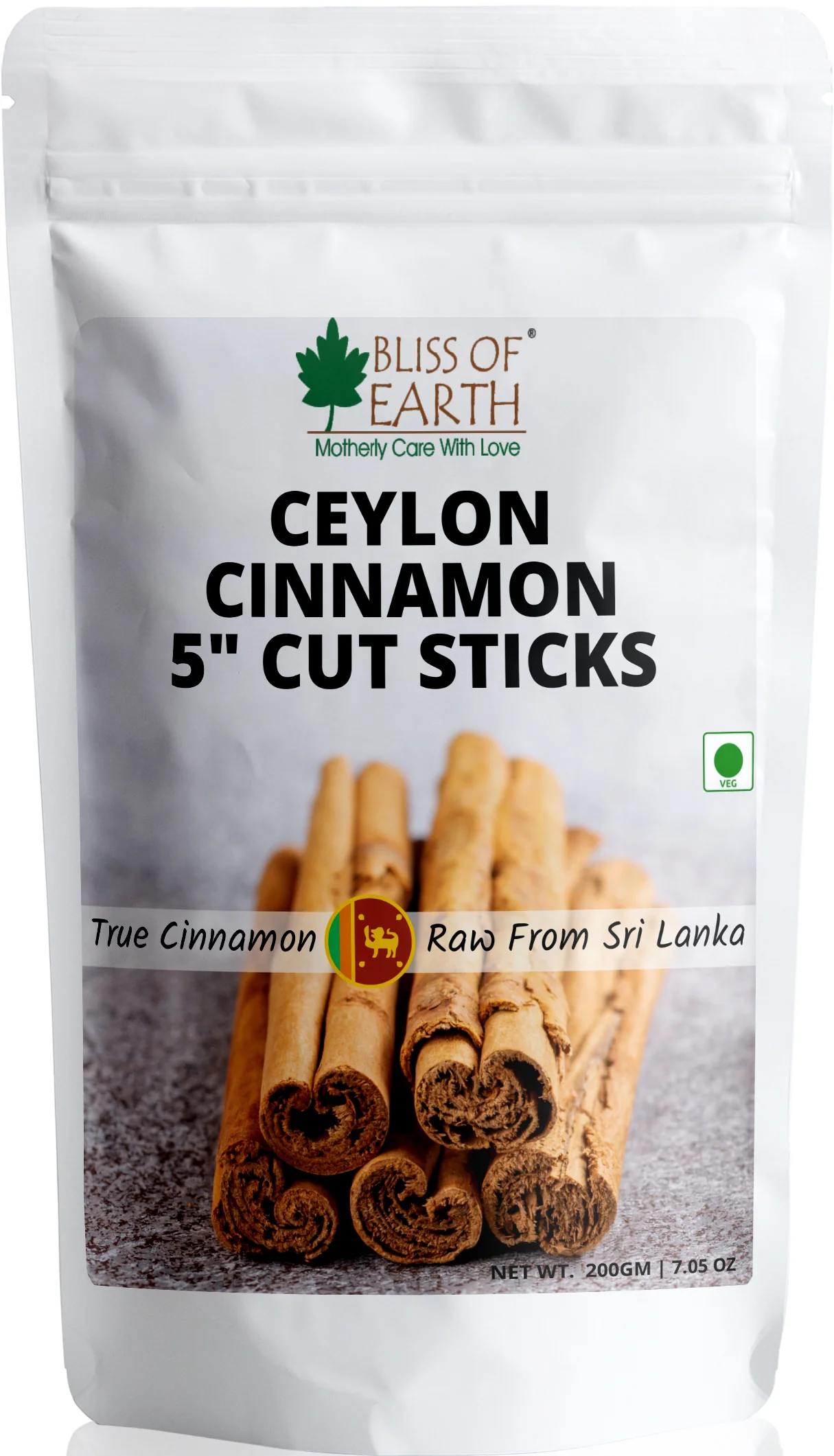 Ceylon Cinnamon (Dalchini) 5" Cut Sticks True Cinnamon Raw From Sri Lanka Original 200gm