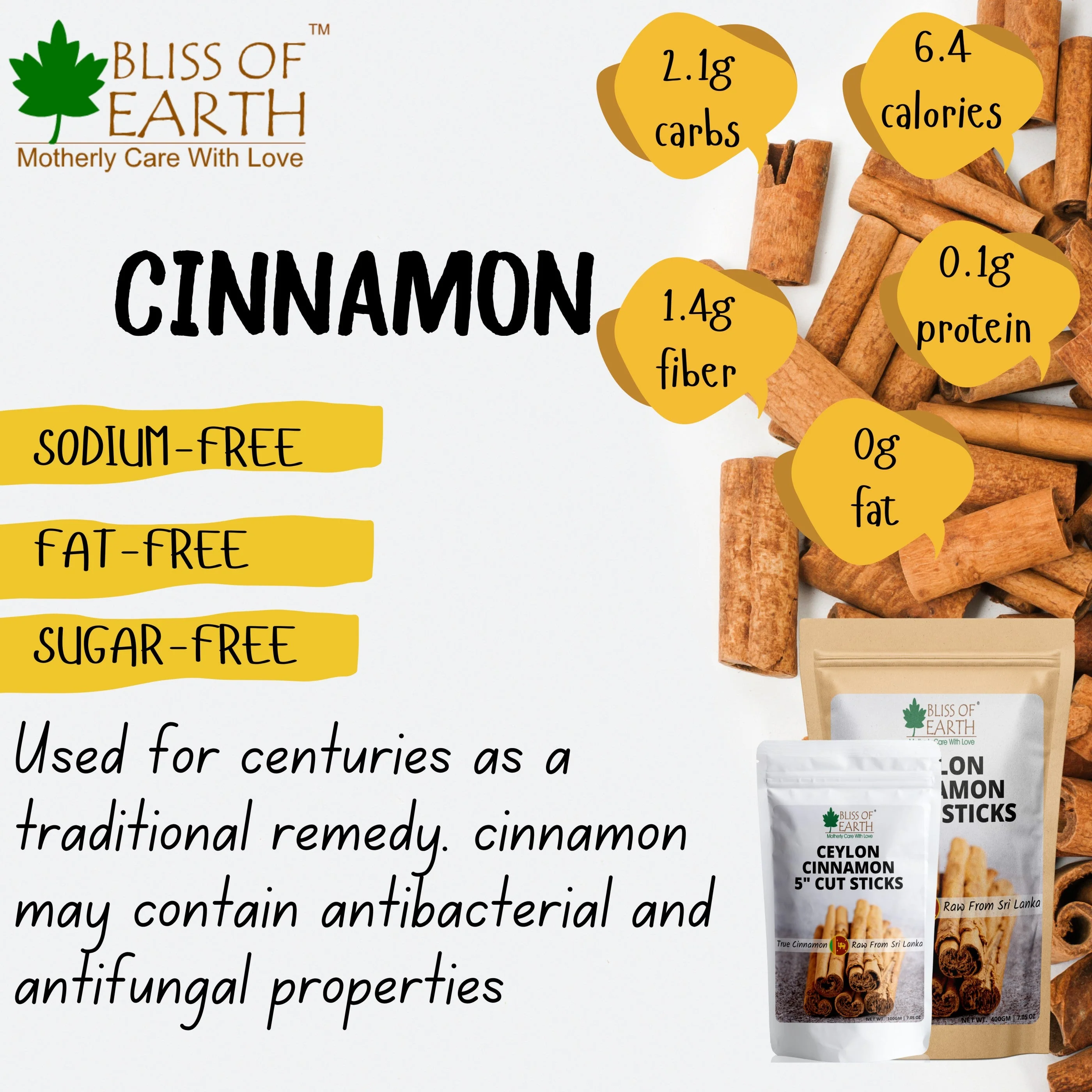 Ceylon Cinnamon (Dalchini) 5" Cut Sticks True Cinnamon Raw From Sri Lanka Original 200gm - Image 5