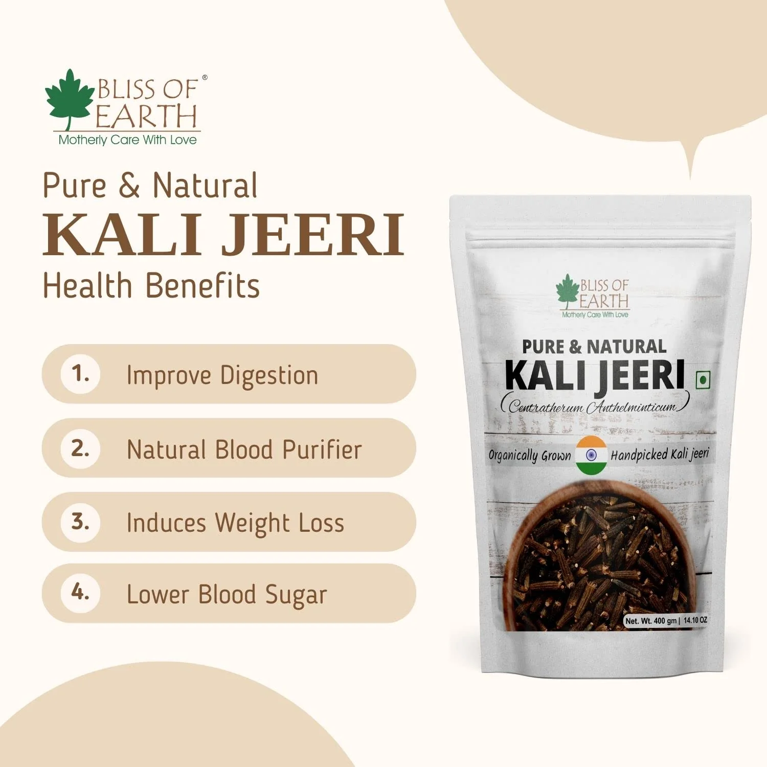 Bliss of Earth 200gm Kali Jeeri - Image 5