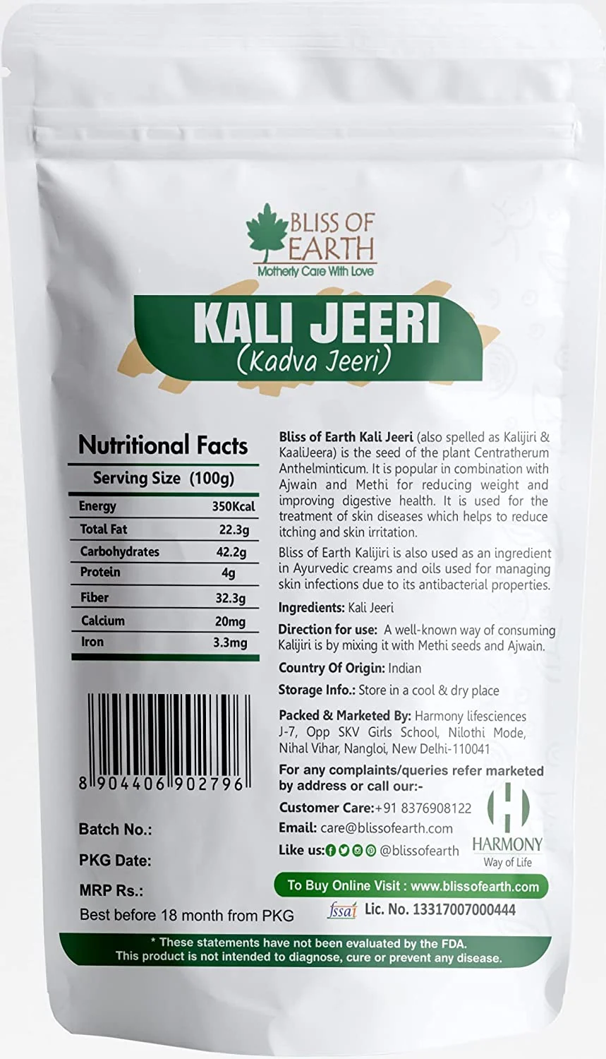 Bliss of Earth 200gm Kali Jeeri - Image 6